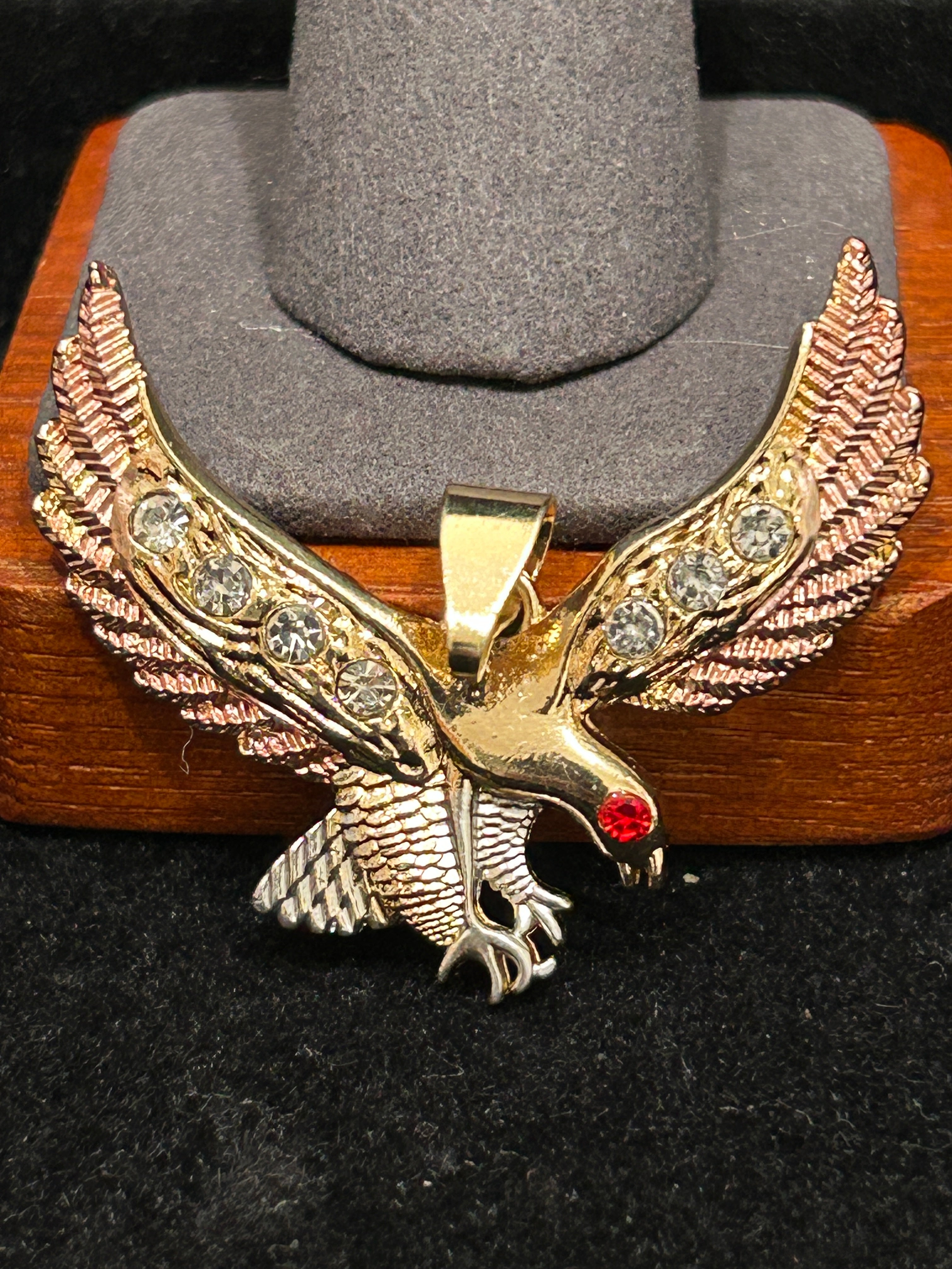 P35 - 14K Gold VVS CZ Eagle