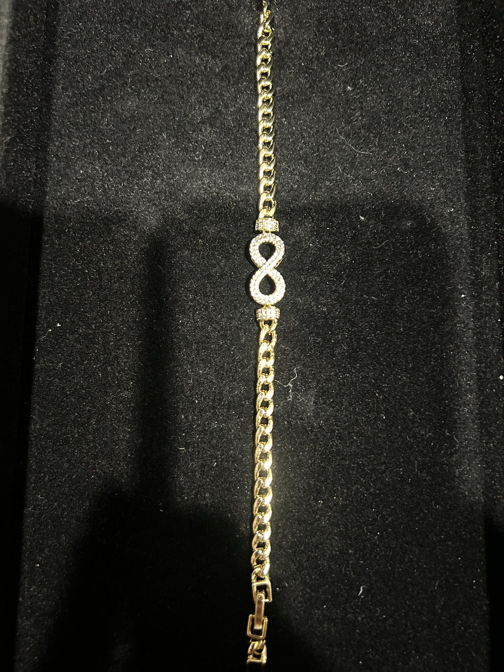 B68 - 14K Gold VVS CZ 7 Inch