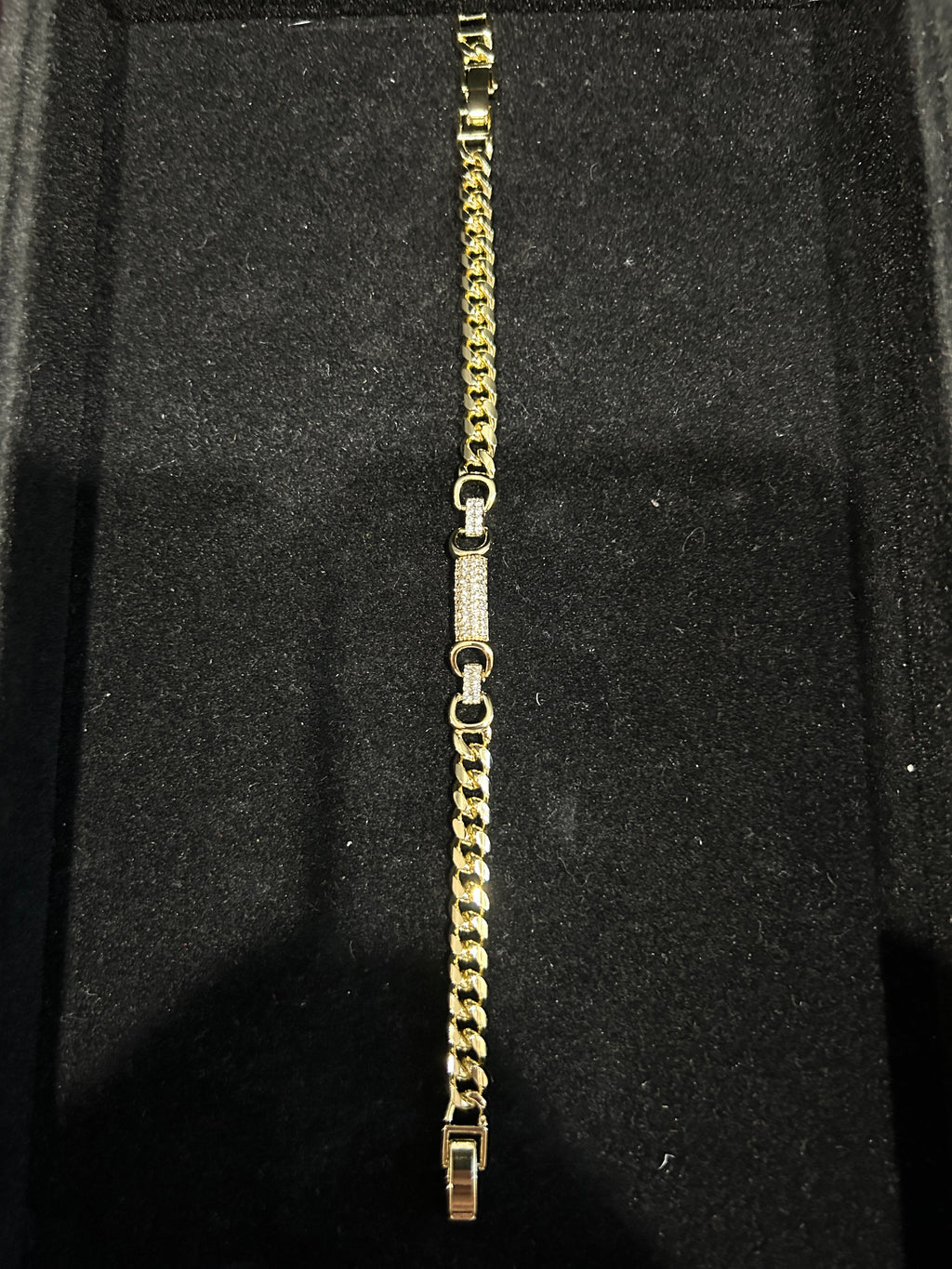 B55 - 14k Gold 7inch VVS CZ Men’s/Women’s