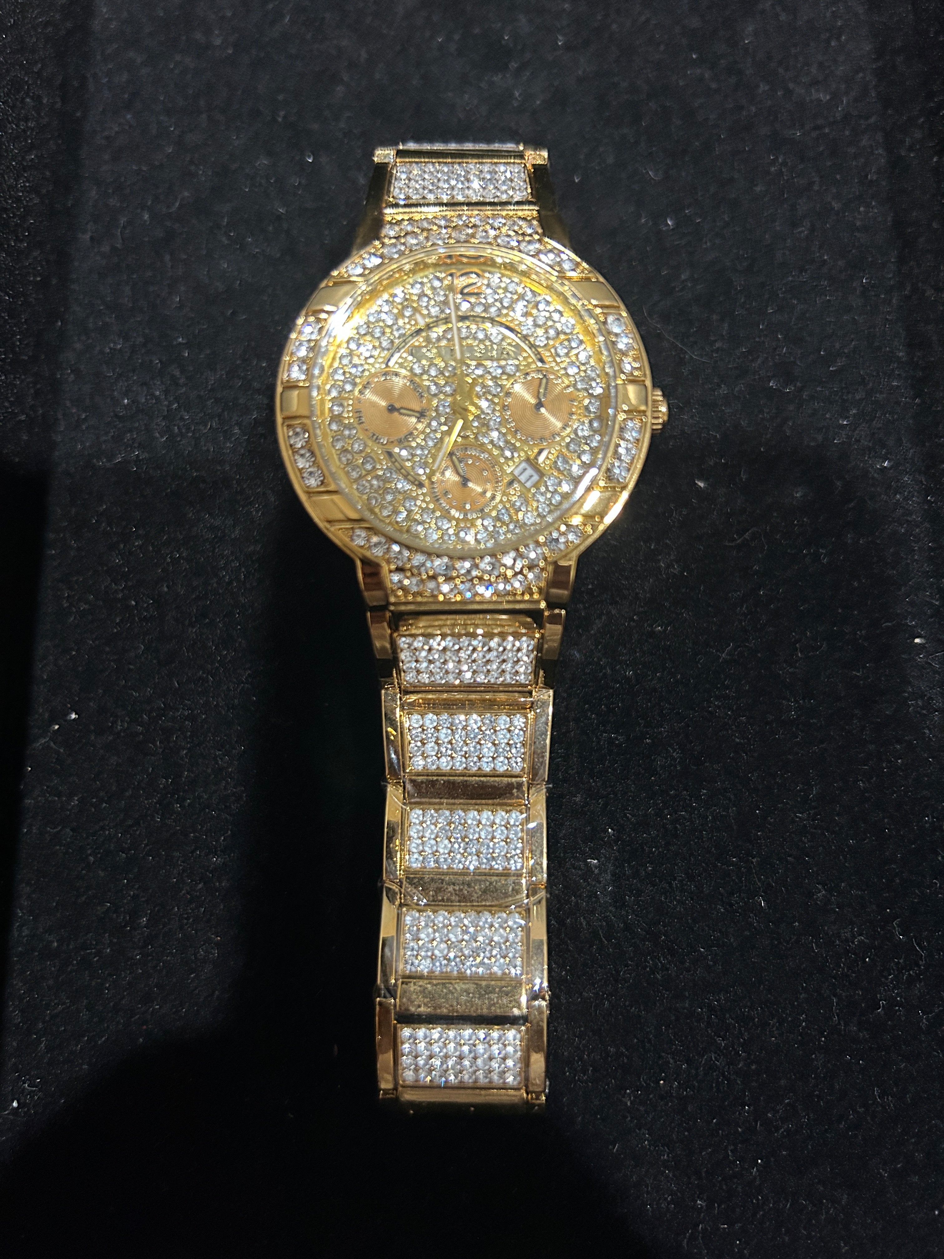 W25 - Gold VVS CZ Iced Out