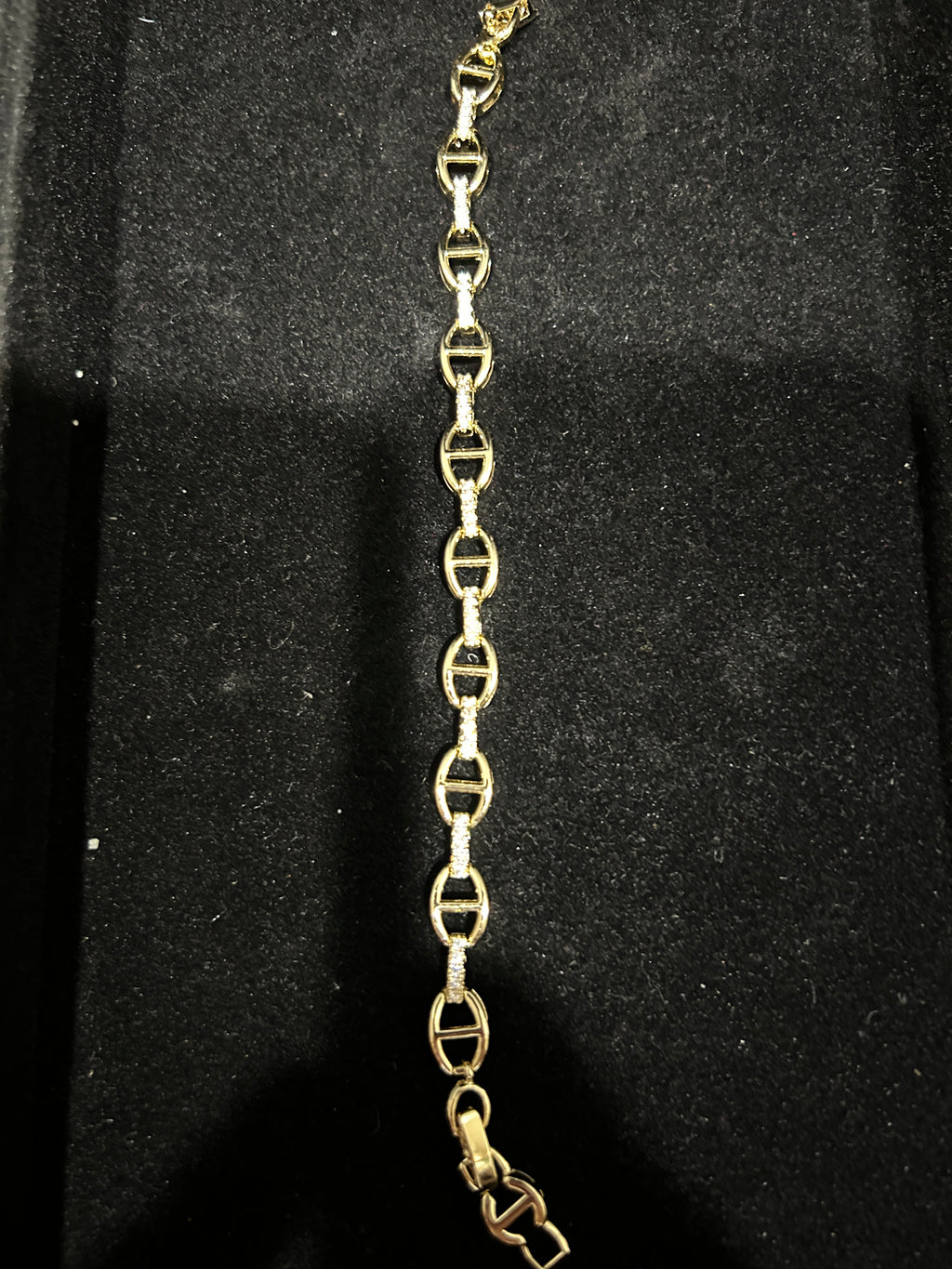 B50 - 14K Gold VVS CZ 7 Inch