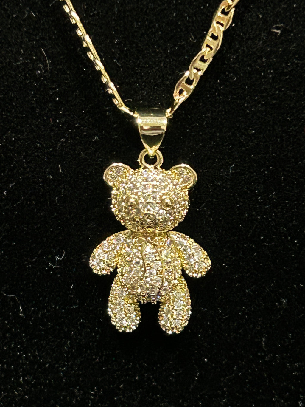 C60 - 14K Gold Filled 20 Inch VVS CZ Gucci Mariner Combo