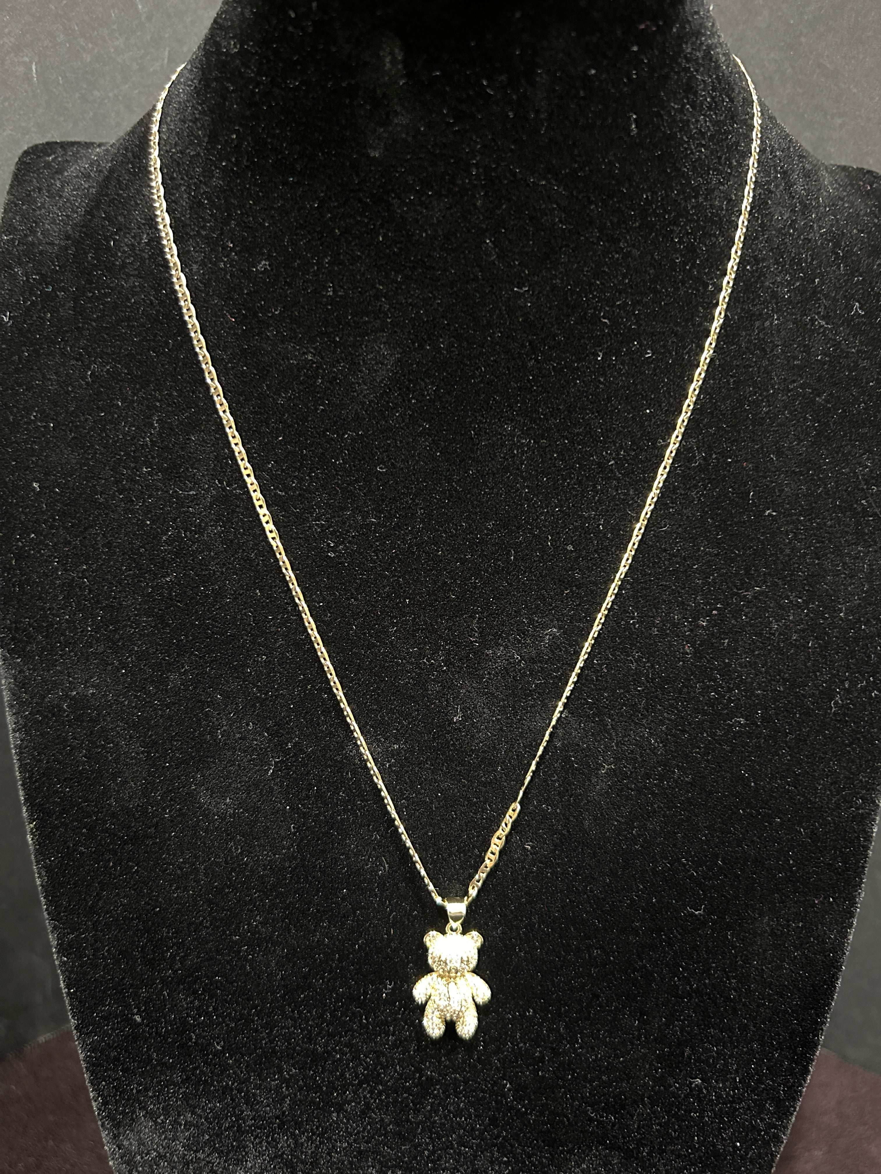 C60 - 14K Gold Filled 20 Inch VVS CZ Gucci Mariner Combo