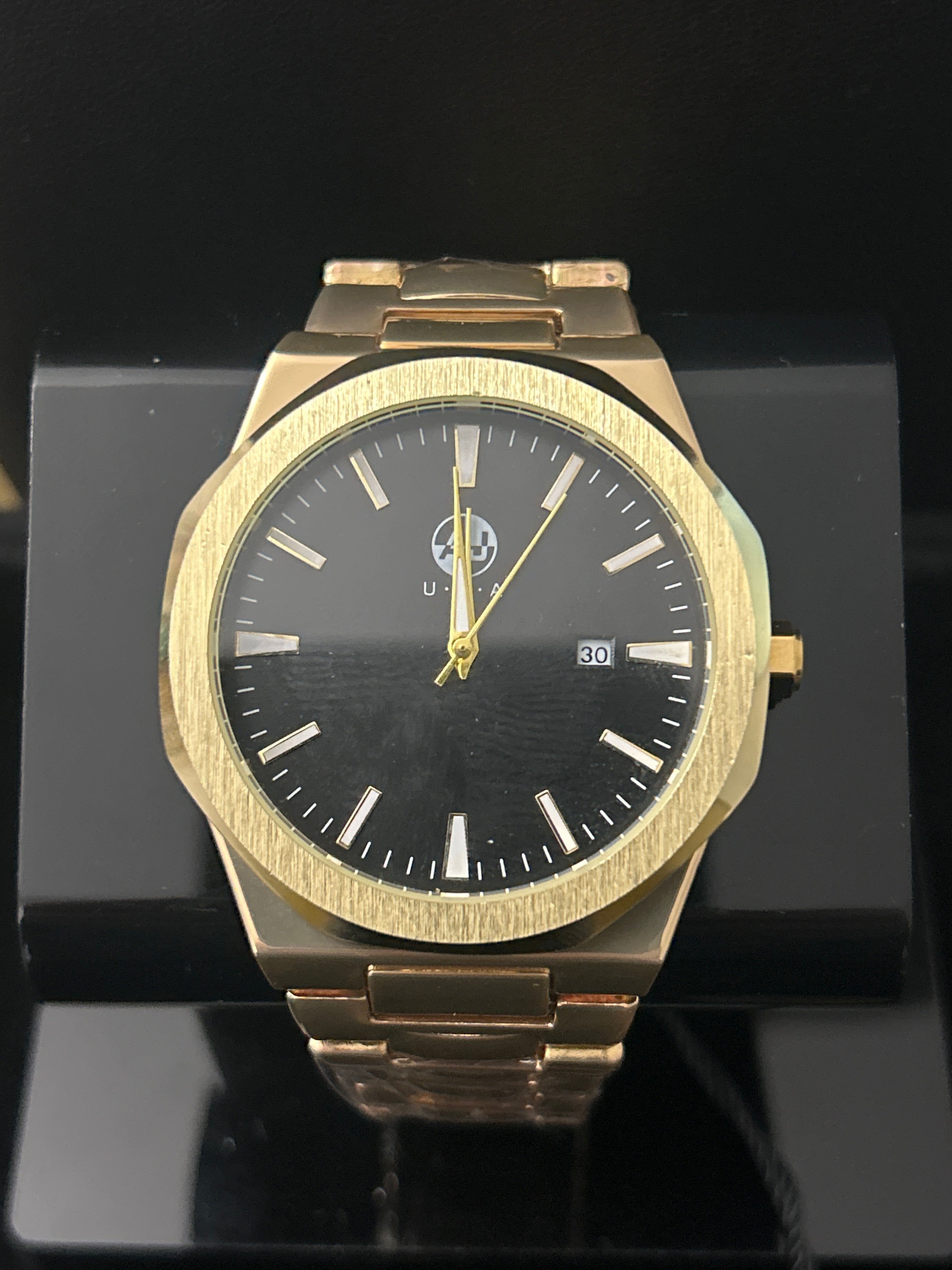 42mm Gold W/ Black Face