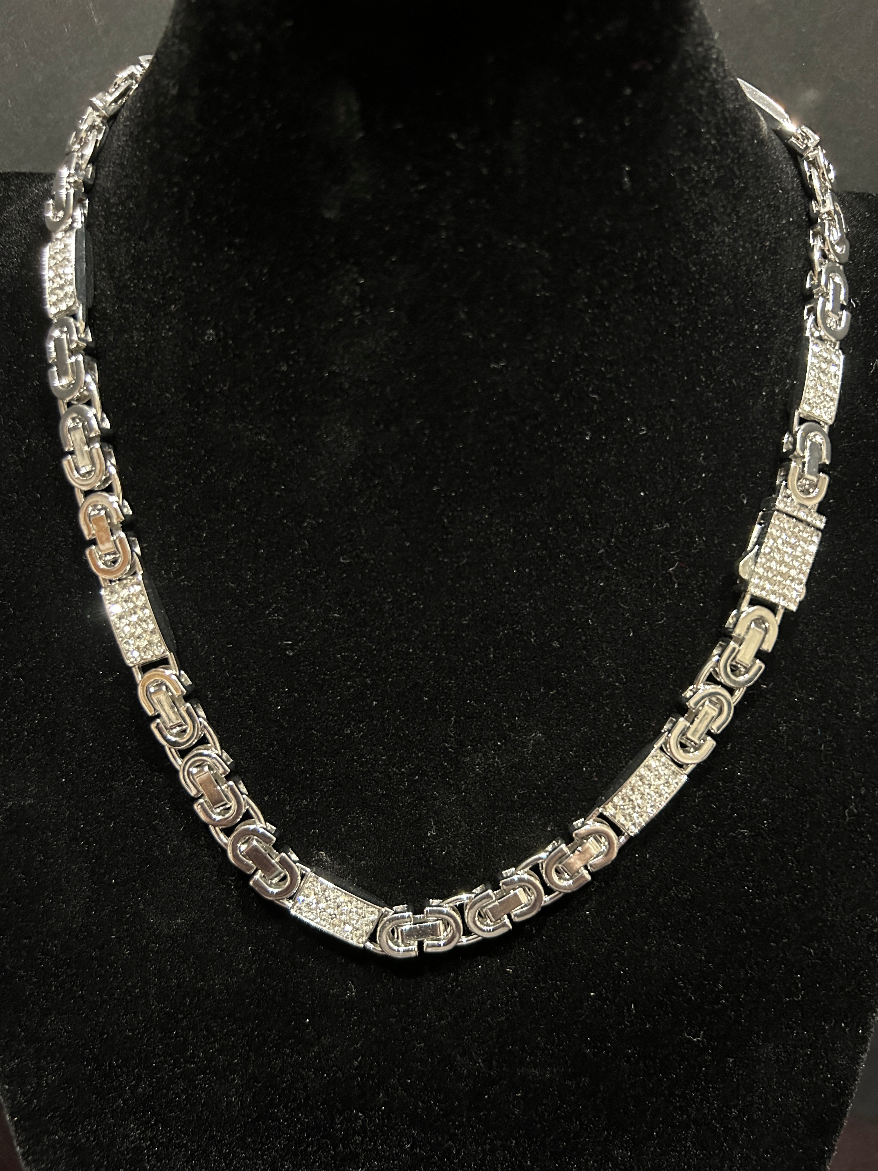 C65 - Stainless Steel VVS CZ 20 Inch