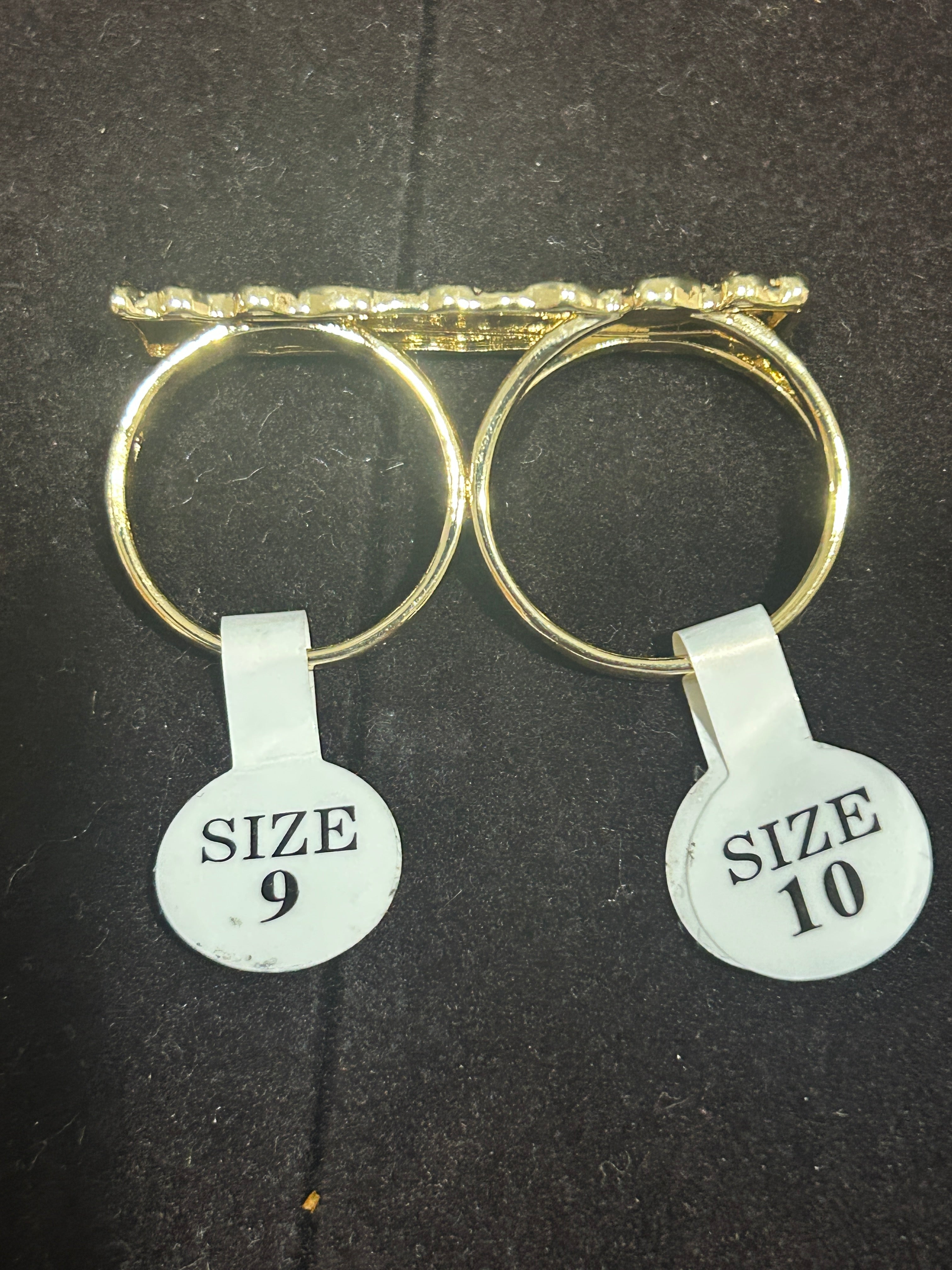 R15 - 14K Gold 2 Finger Nugget