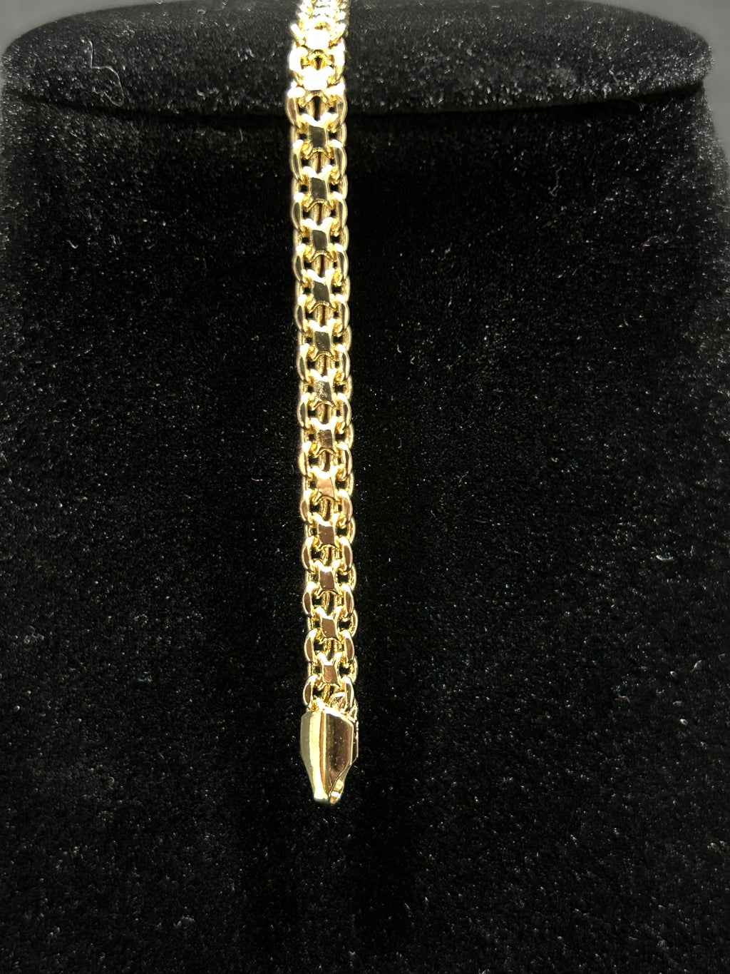 B56 - 14K Gold 7 inch Watch Link 7.5mm