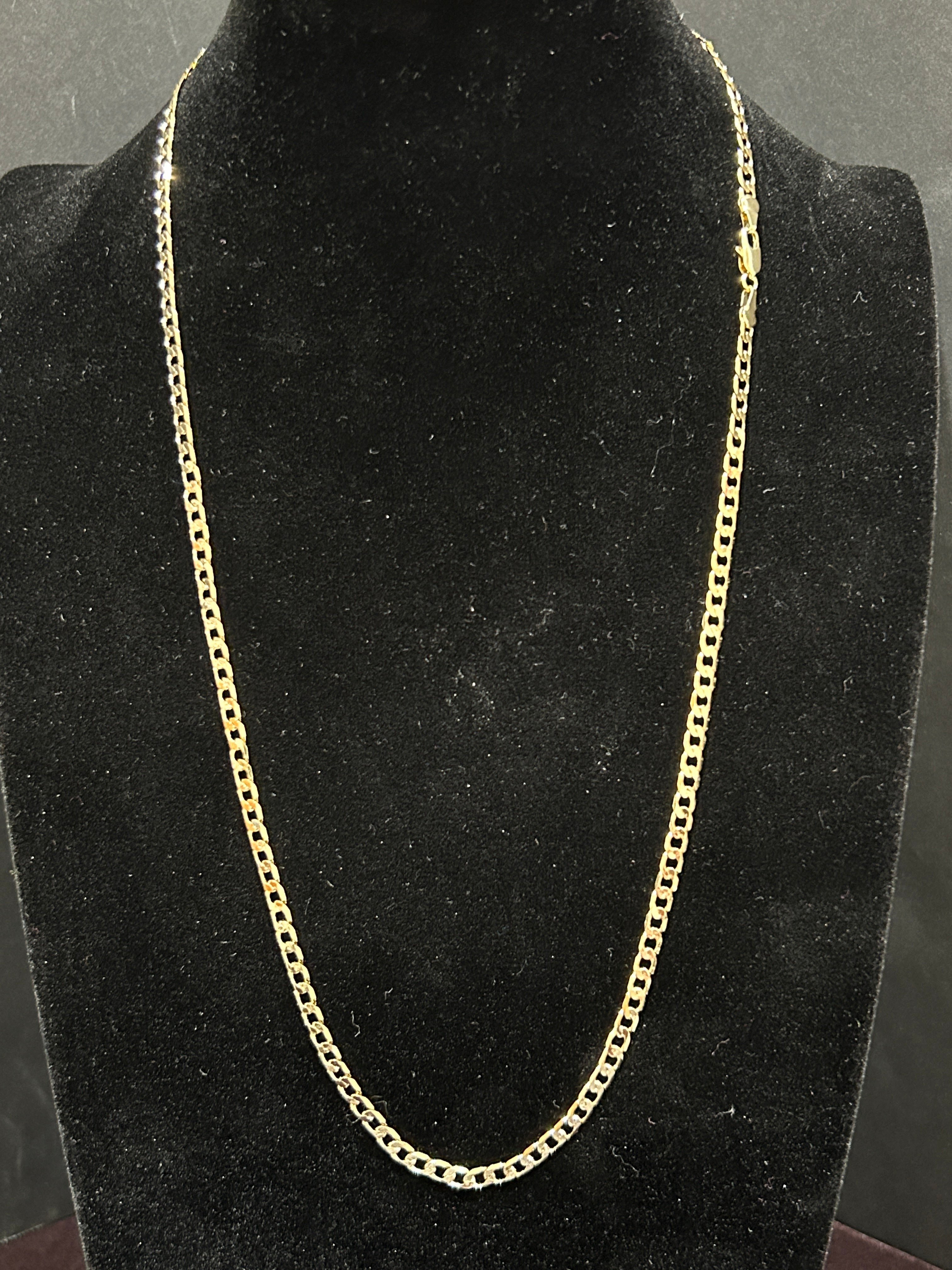 C45 - 14K Gold 24 Inch Cuban 3.5mm