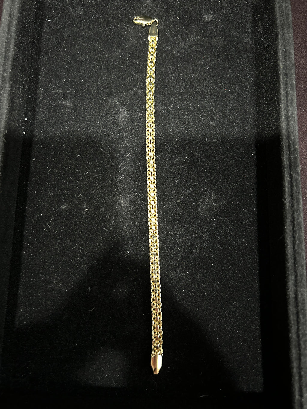 B40 - 14K Gold Mesh 4.5mm 7 Inch