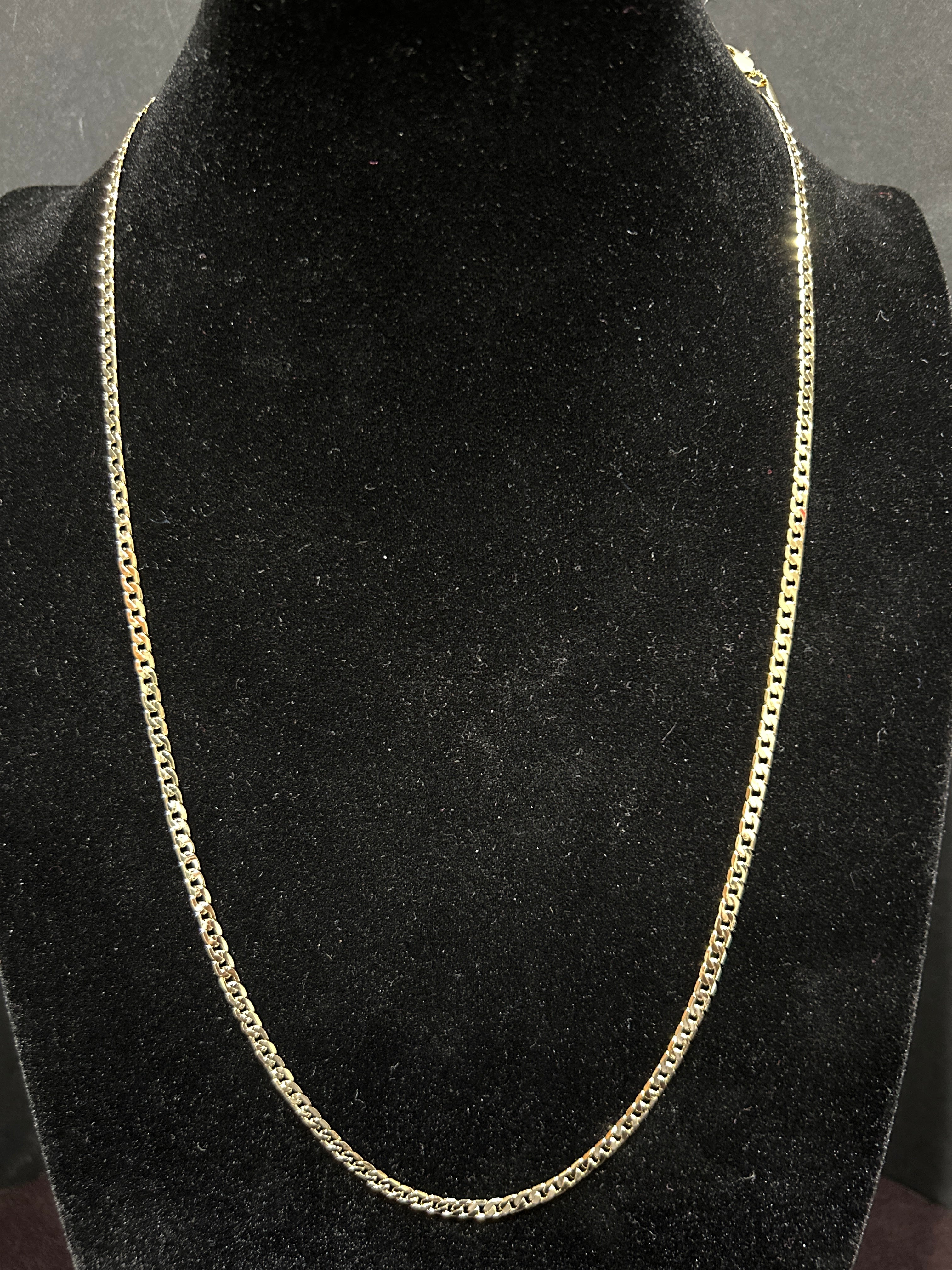 C50 - 14K Gold 24 Inch 3mm Cuban