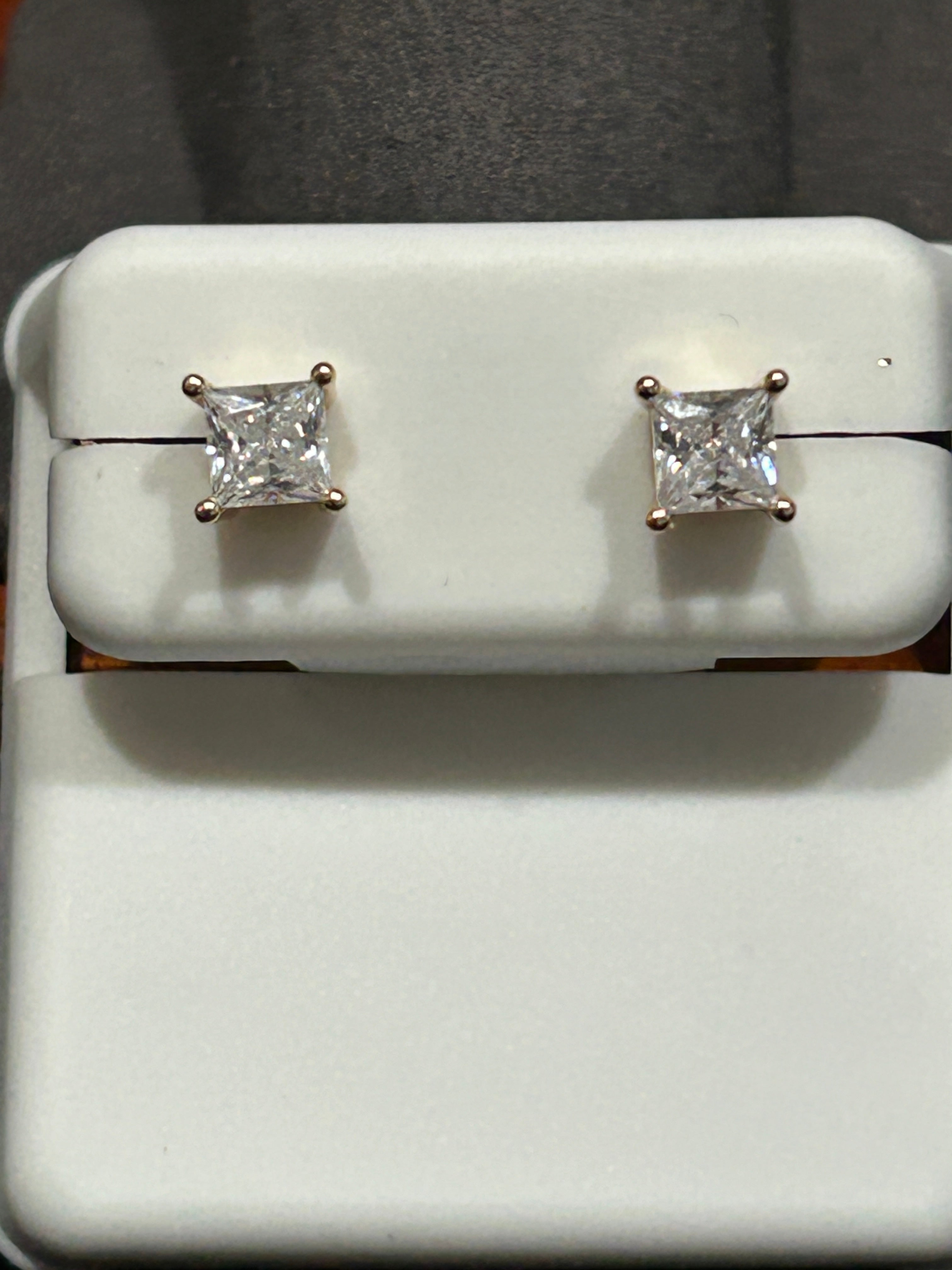 E64 - 14k Gold Over Sterling 4mm Studs