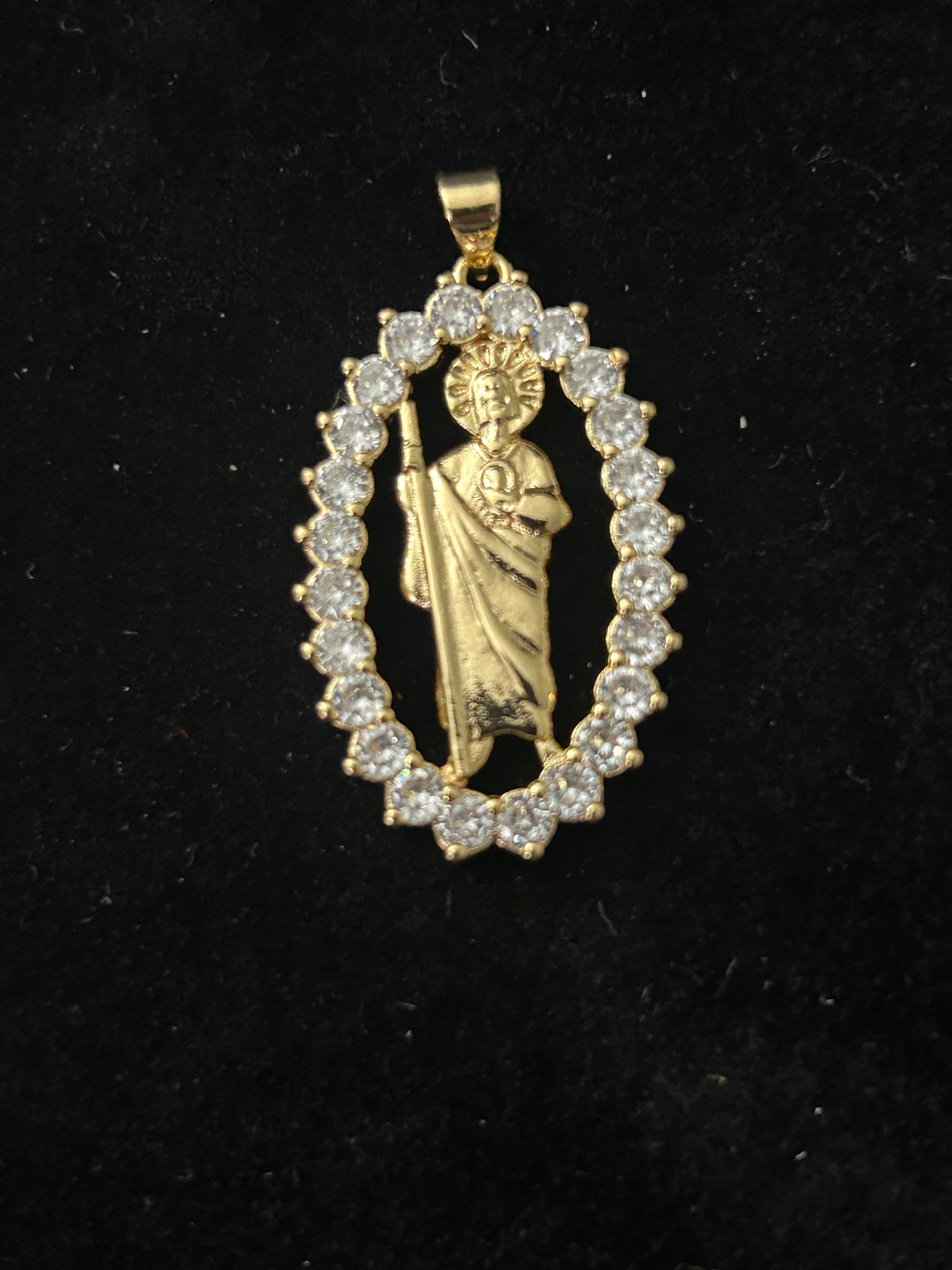 P68 - 14k Gold VVS CZ St Judas