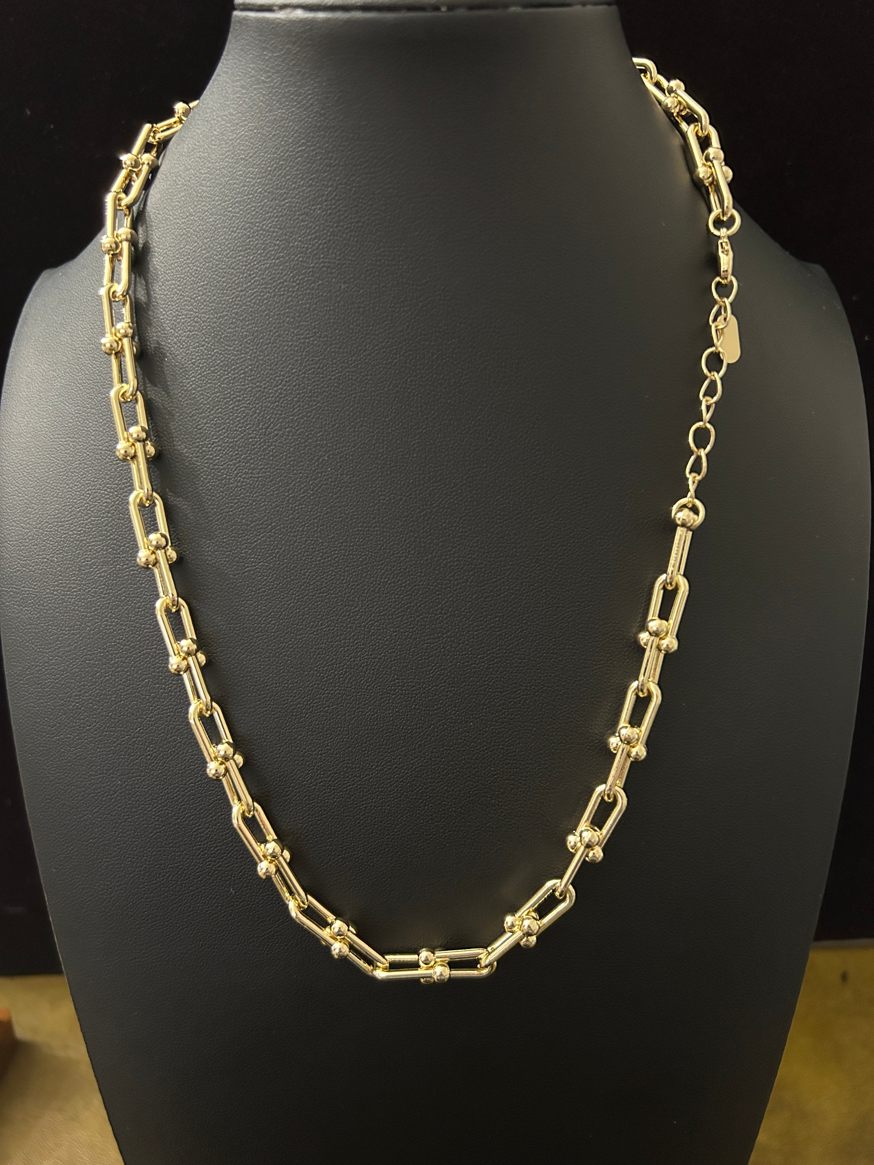 C88 - 14k Gold Tiffany Style 20-22 Inch
