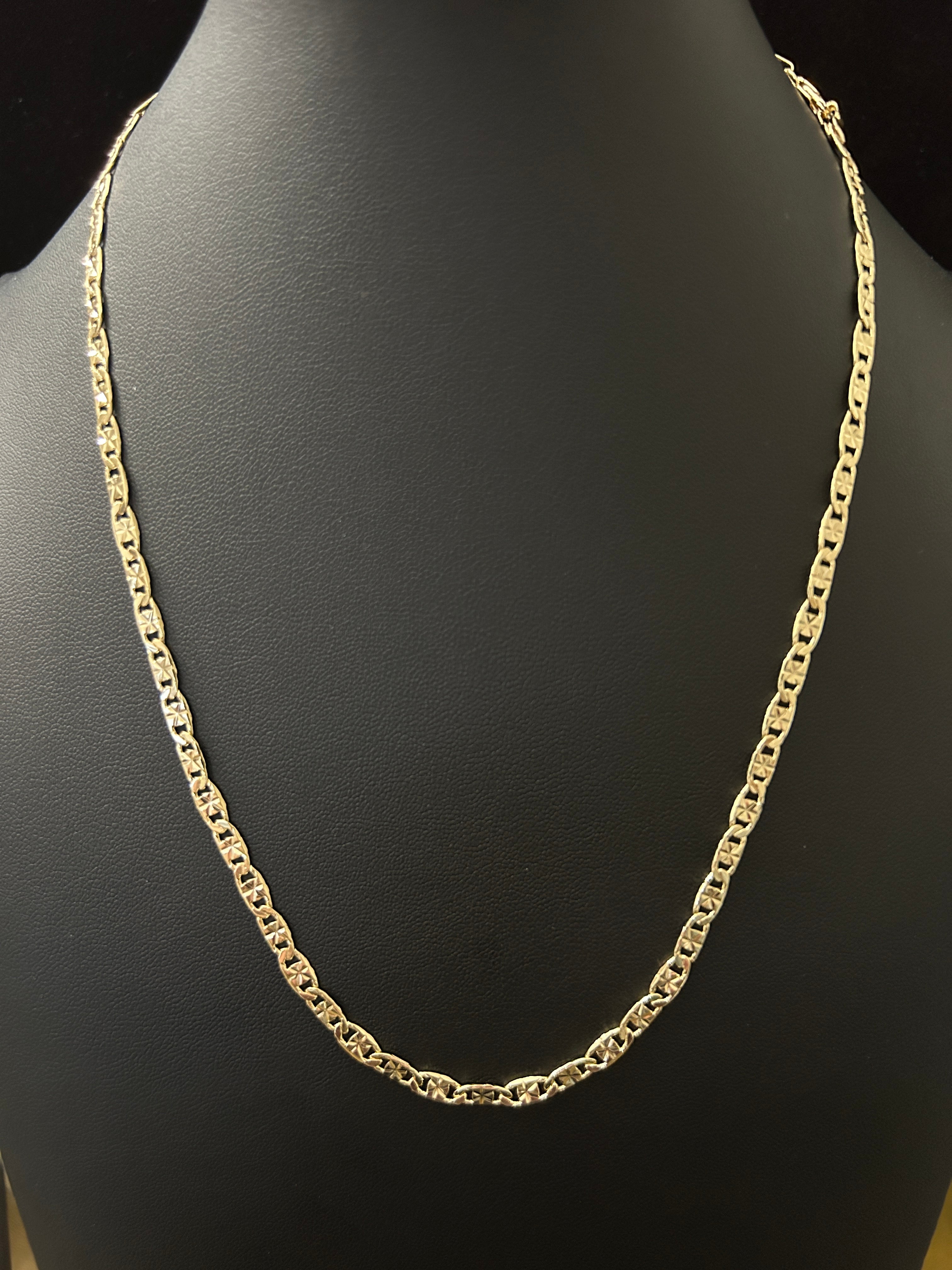 C89 - 14k Gold 20 Inch Valentino 4 MM