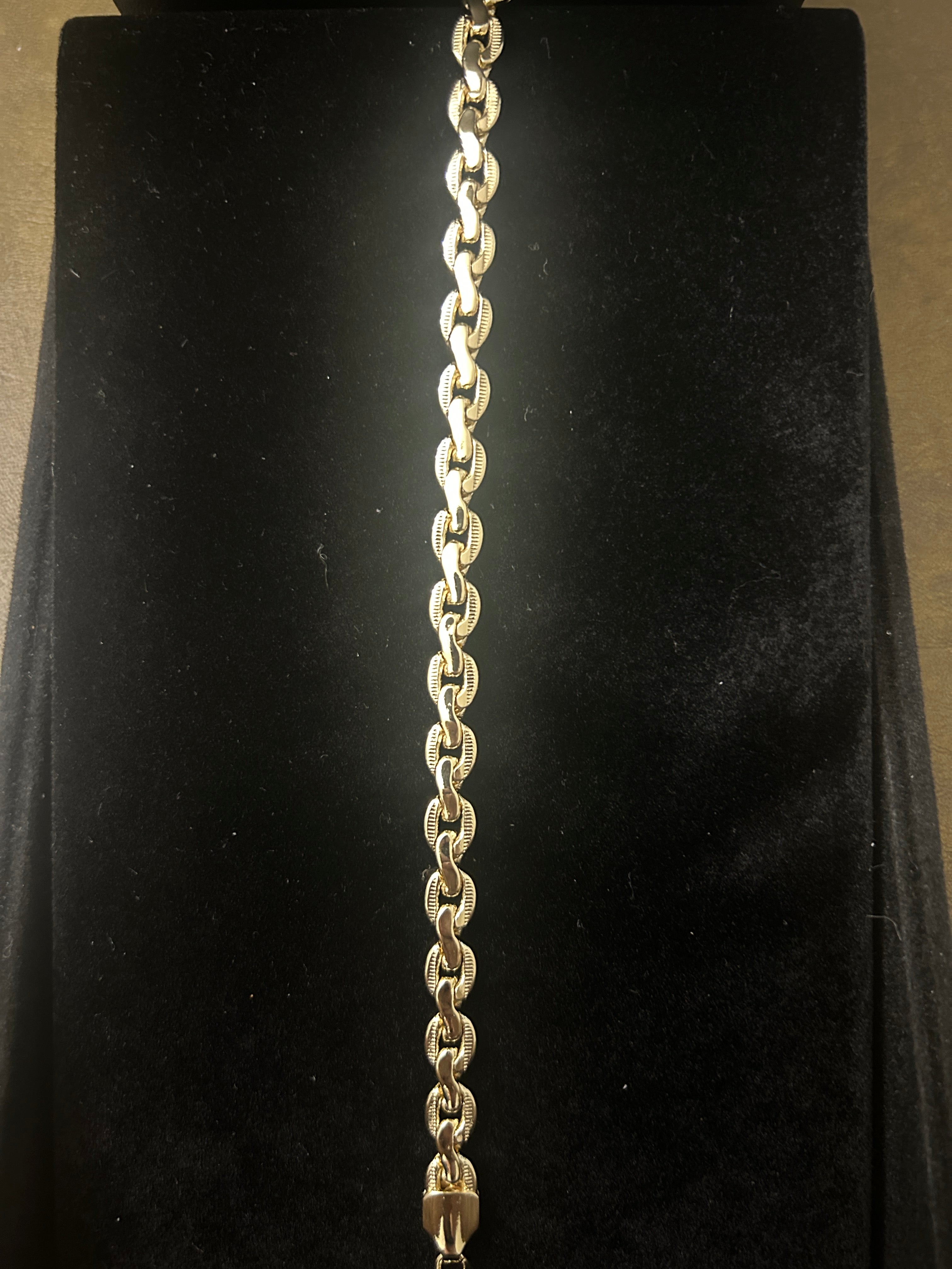 B97 - 14k Gold 8.5 Inch 8mm