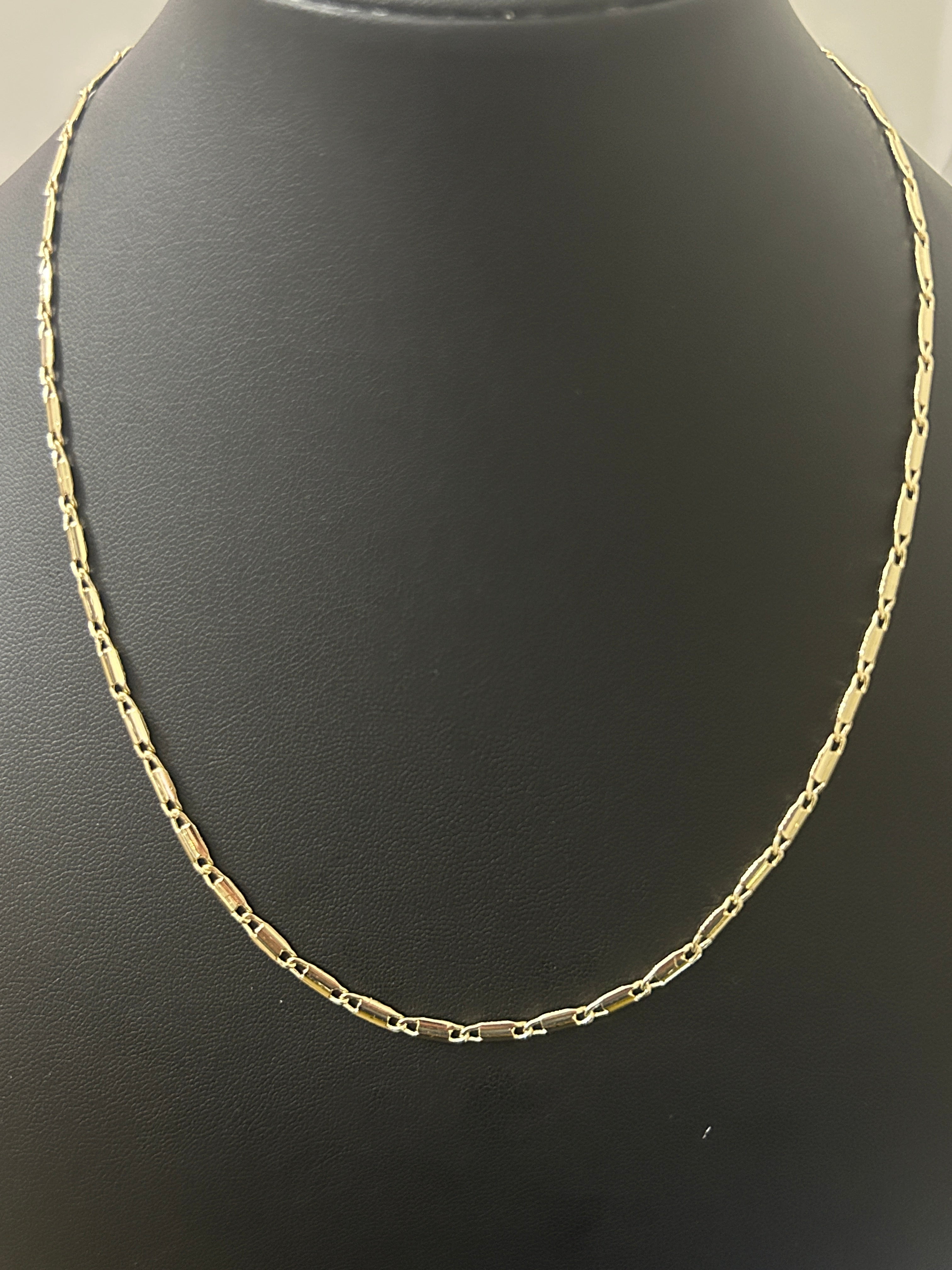 14k Gold Thin 18in Chain