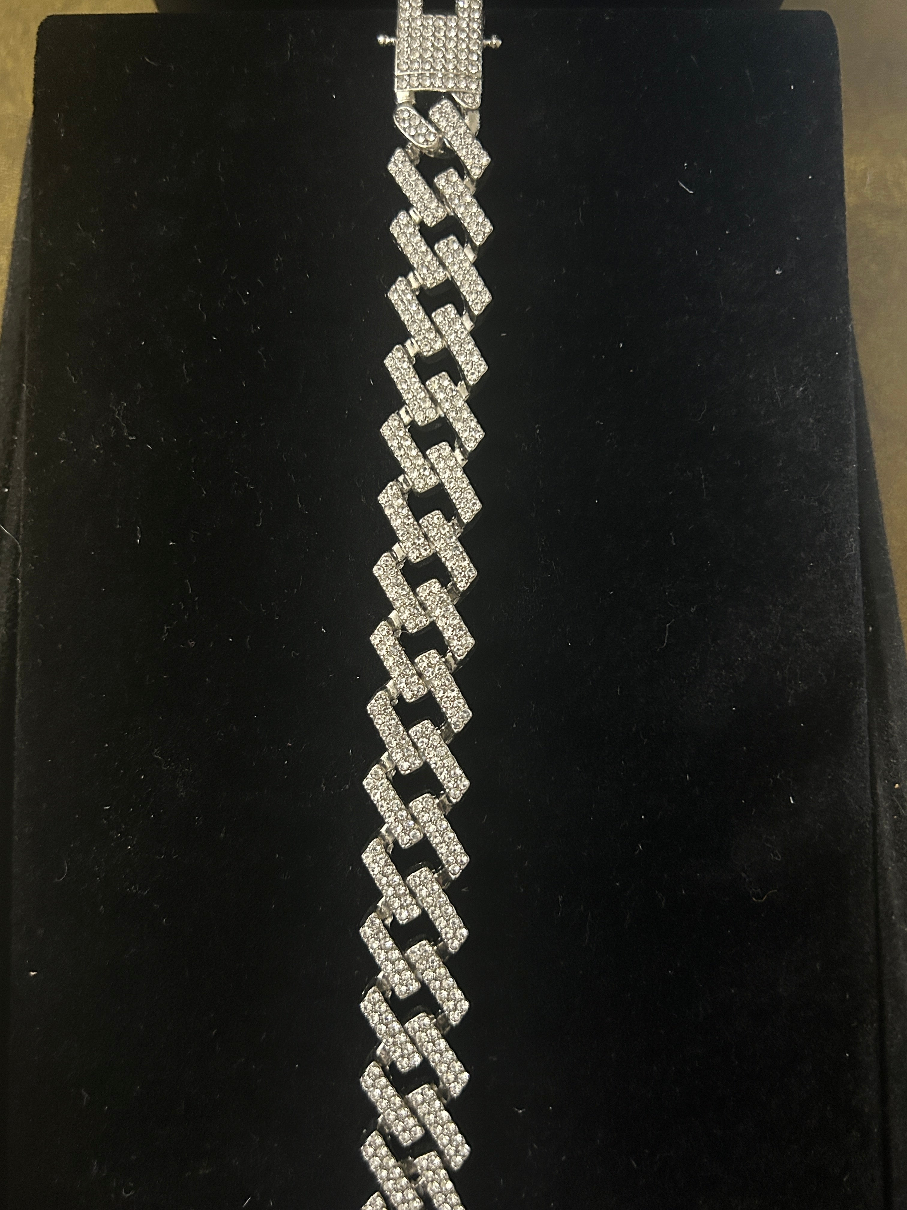 9 Inch Iced Out VVS CZ Cuban