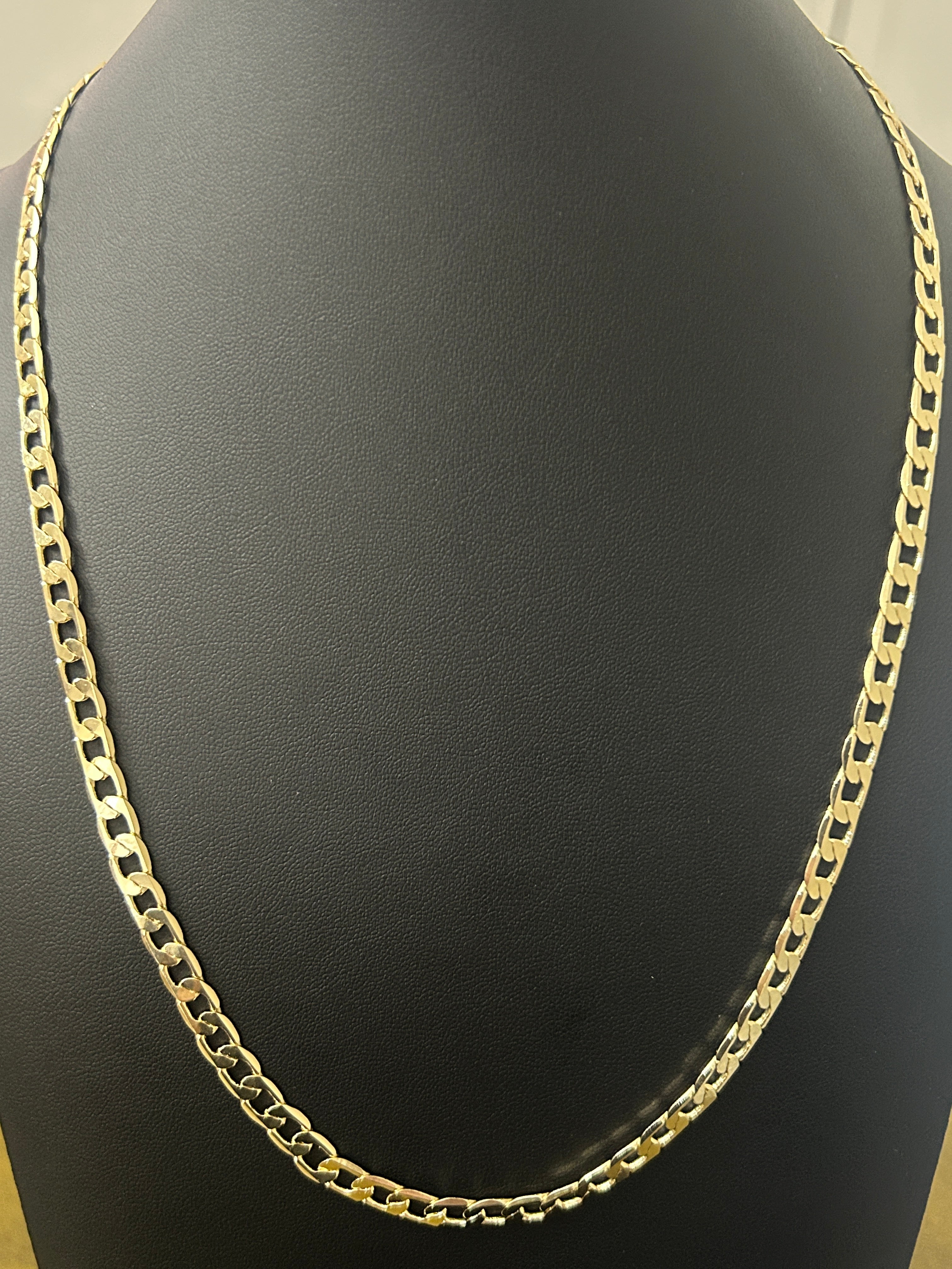 14k Gold 24In Cuban 6MM