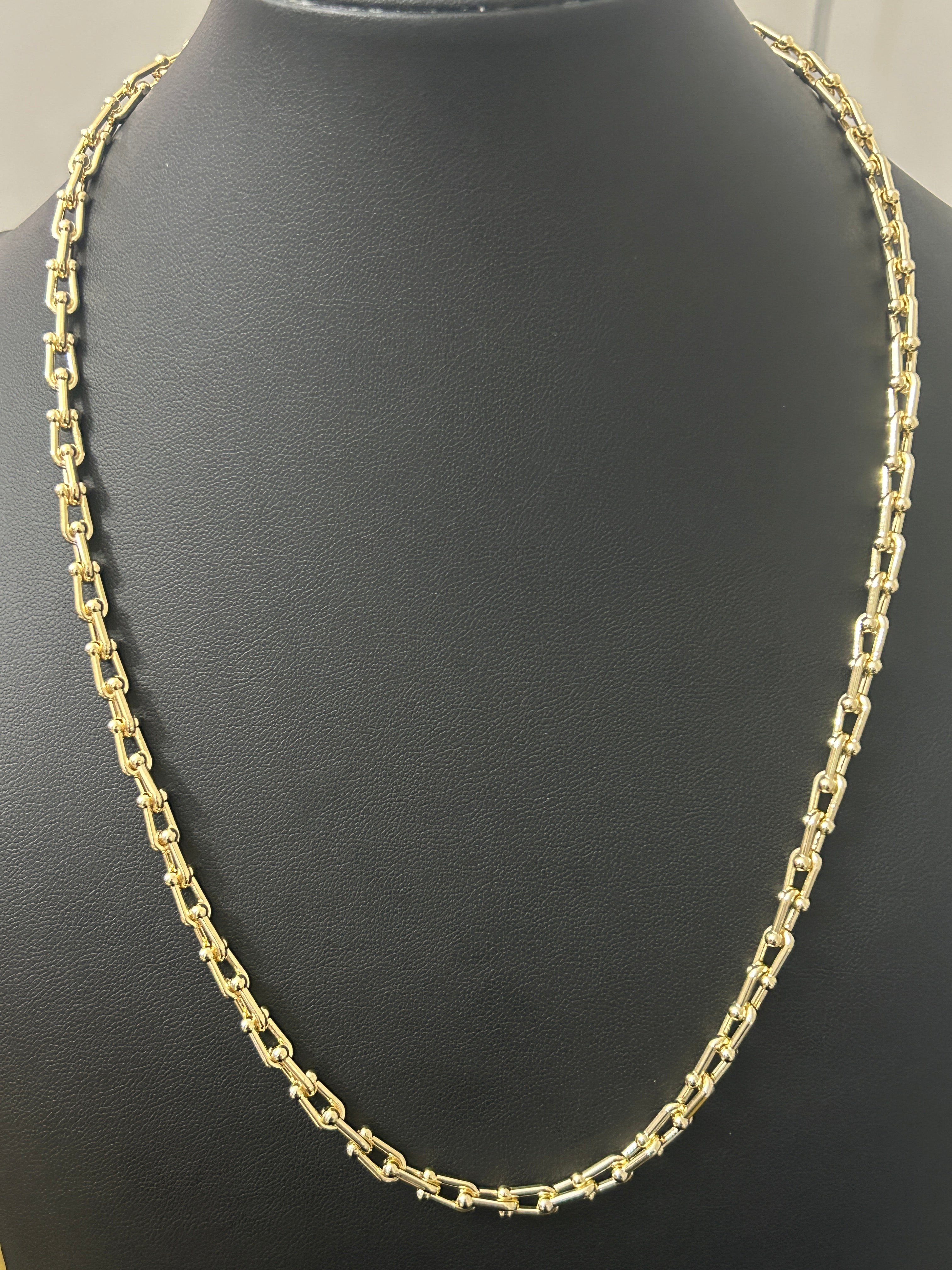 14k Gold 20-22in Tiffany Link Style