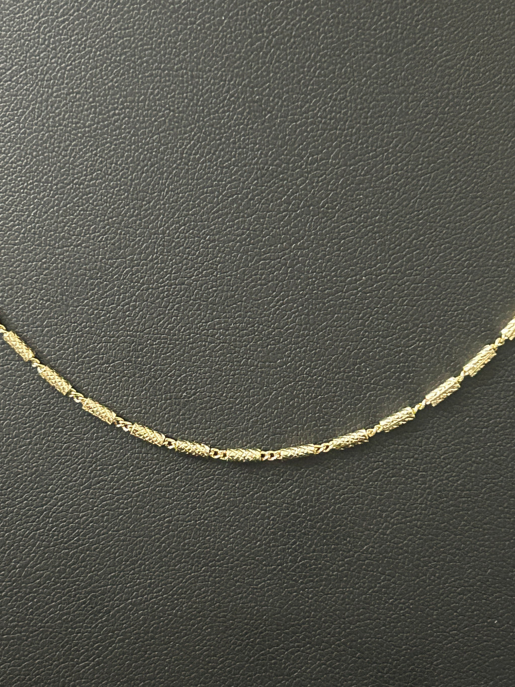 14k Gold 18in Barrel Chain