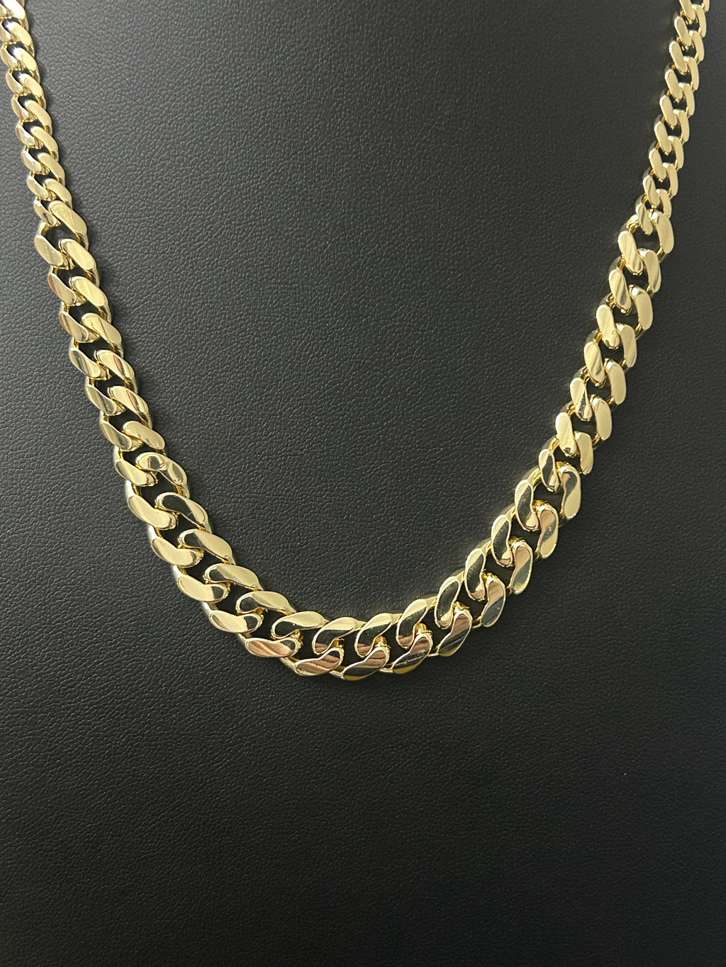14k Gold 18in Riser Cuban