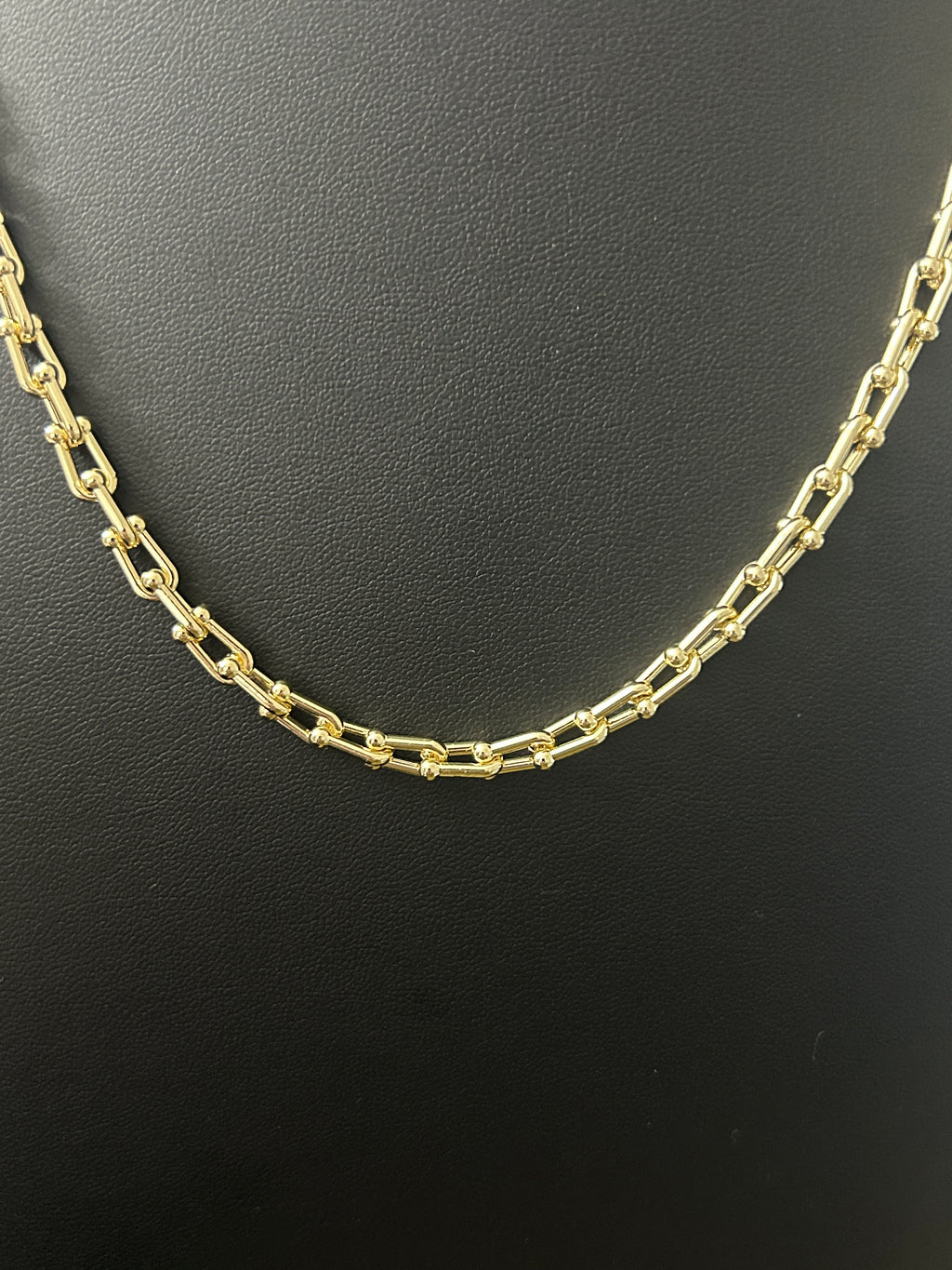 14K Gold Small Tiffany Link Style 18-20in