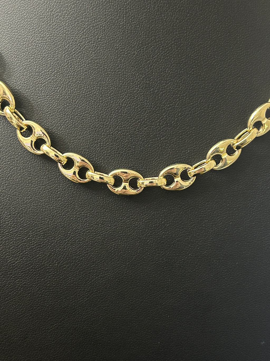 14K Gold 18In Bubble Gucci Link 8.5mm