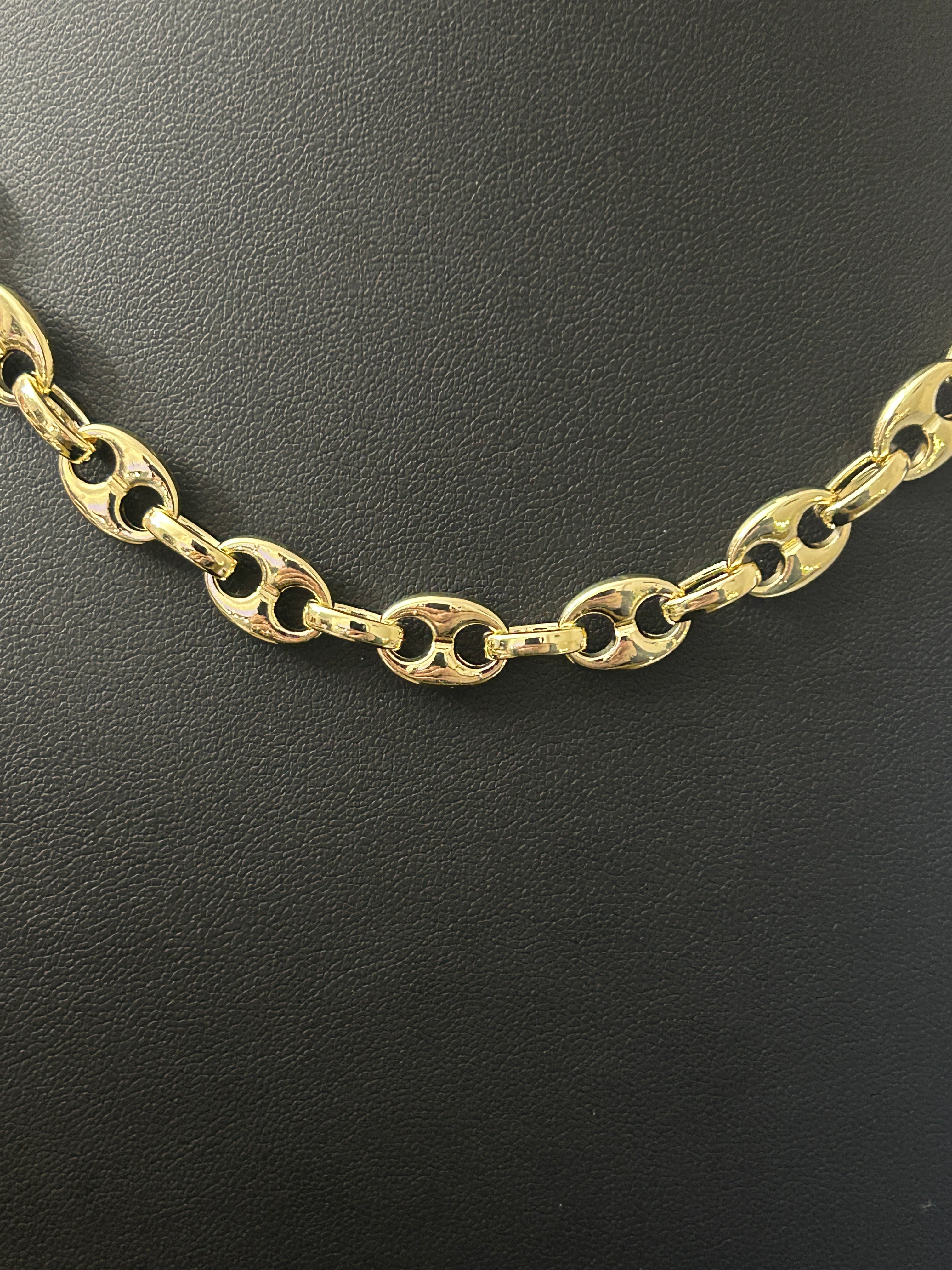 14K Gold 18In Bubble Gucci Link 8.5mm