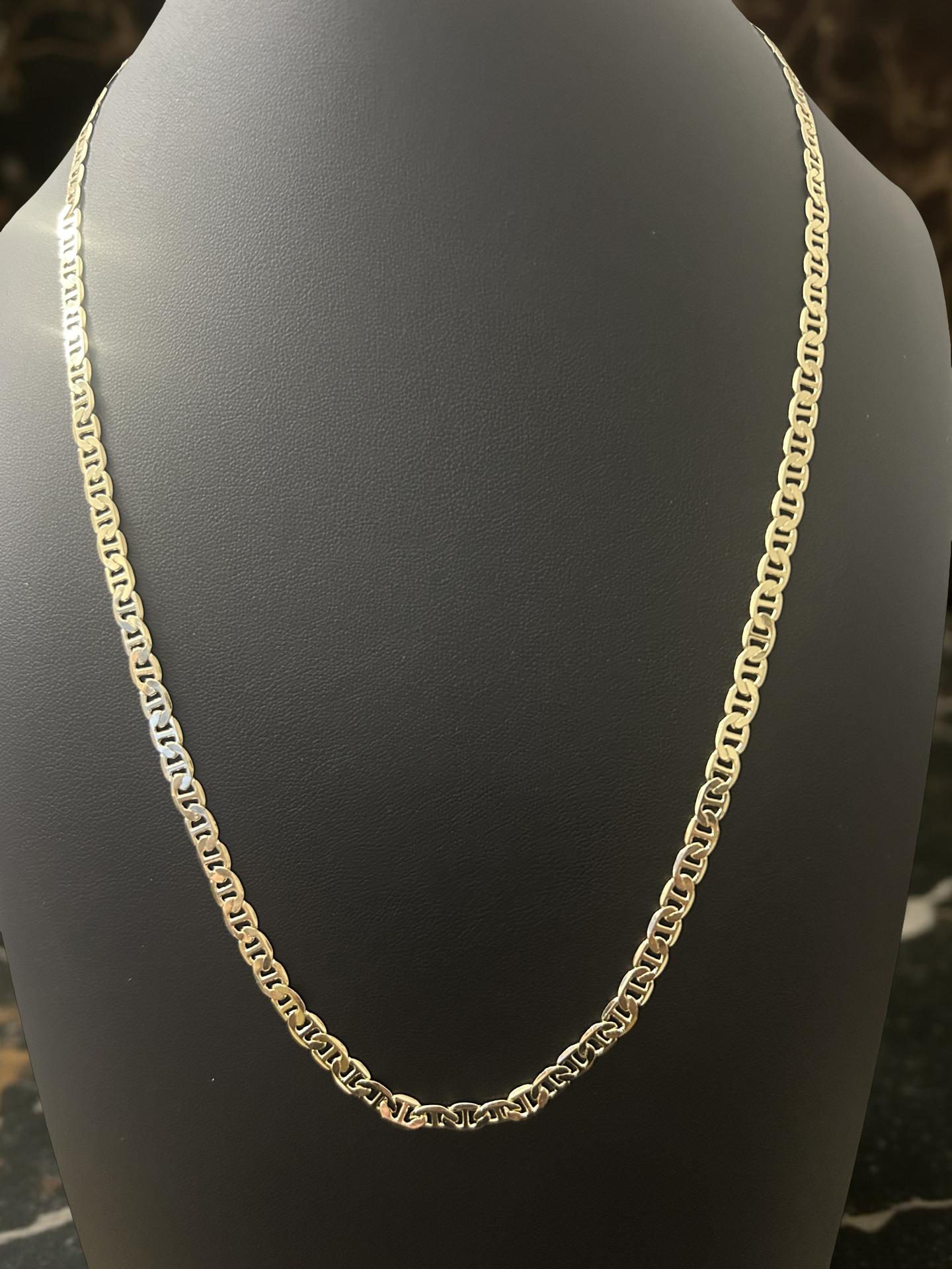24" 5mm Gucci Mariner Chain – 14K Gold Filled Over Brass Anchor Link Necklace