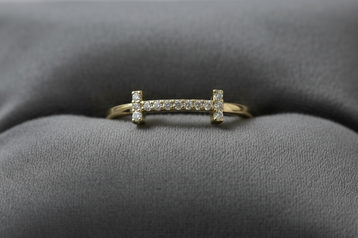 14k VVS CZ Size 8