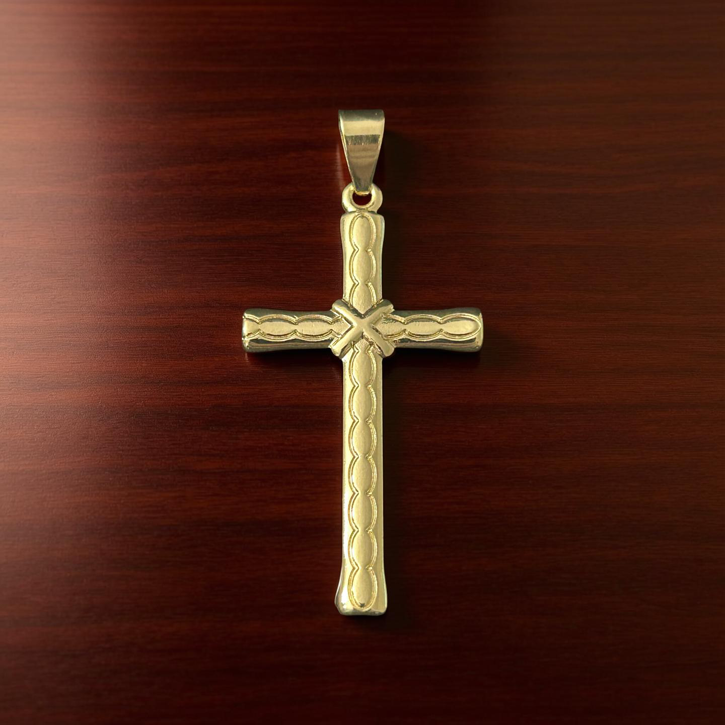 14K Gold Medium Cross