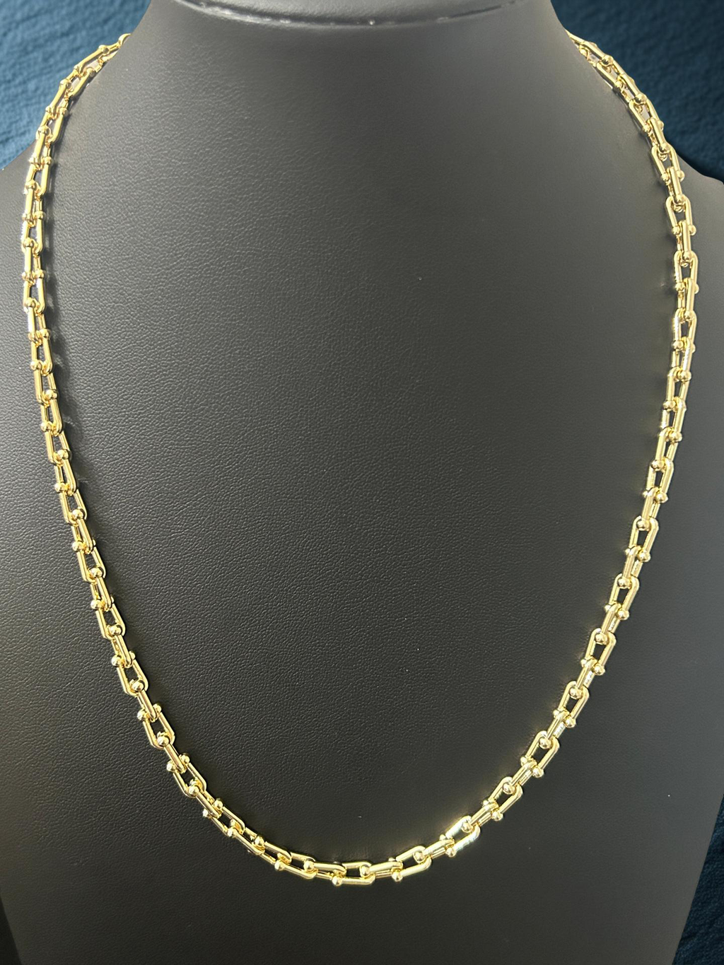 14K Gold Small Tiffany Link Style 18-20in