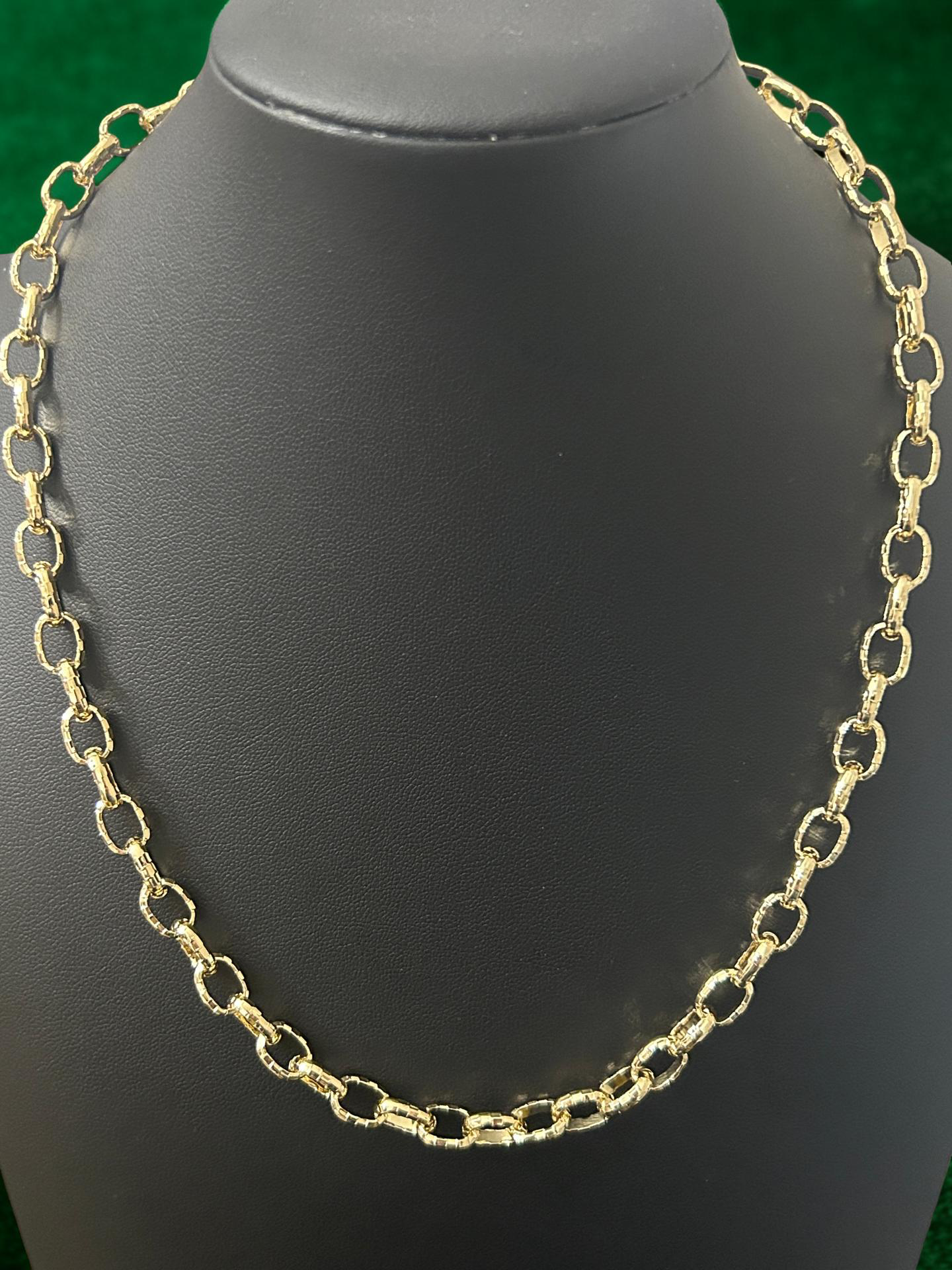 14K Gold 18-20in Circle Link
