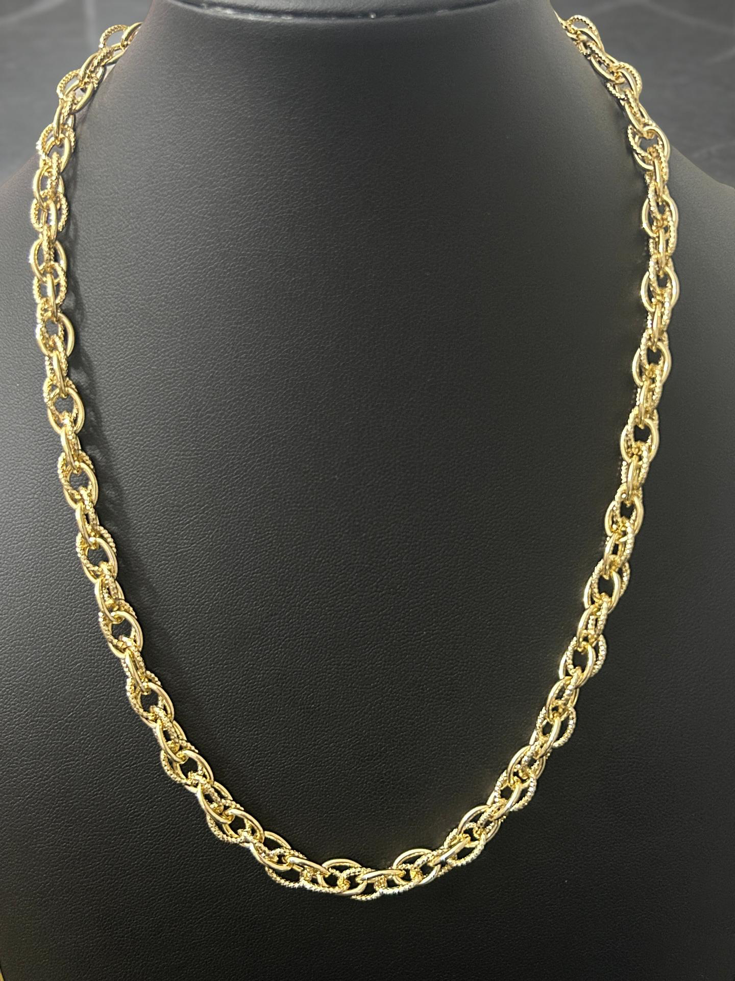 14k Gold 18-20in Circle Link Chain
