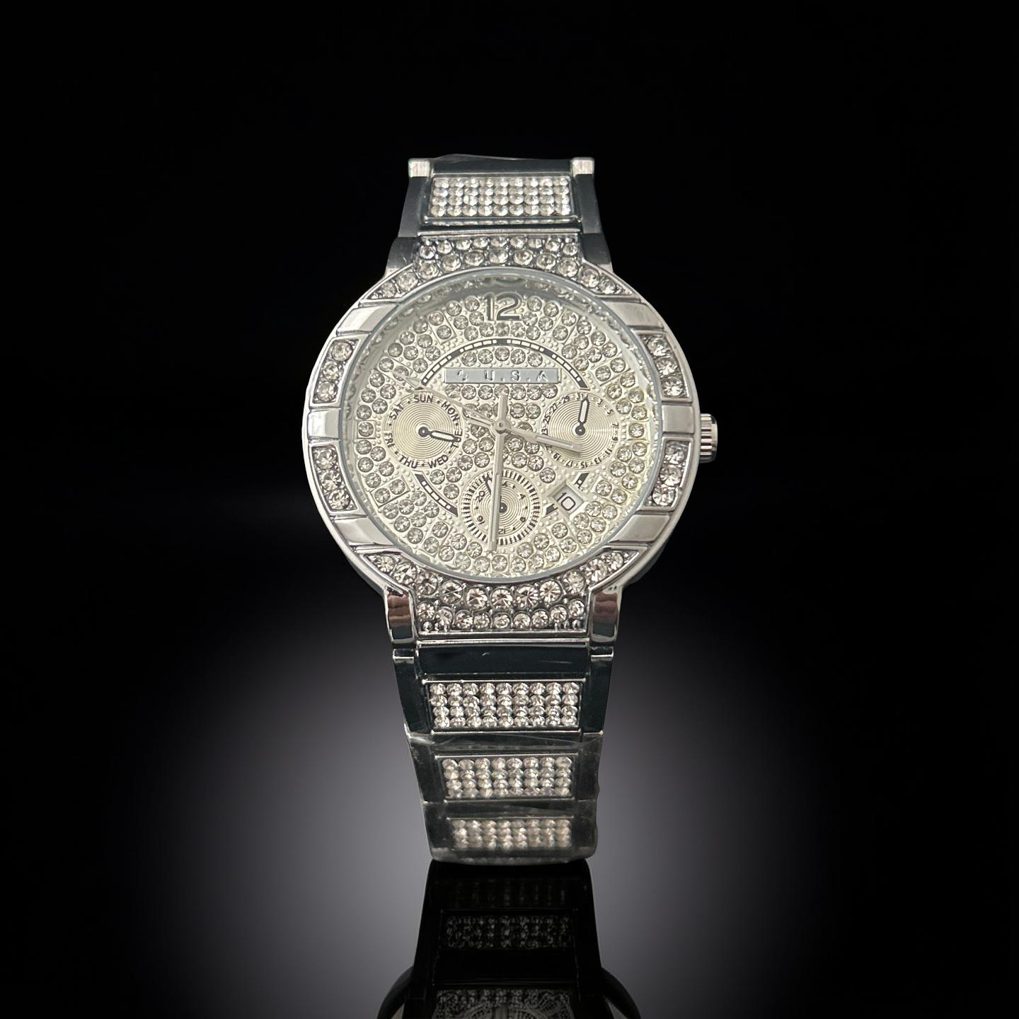 38mm Silver VVS CZ