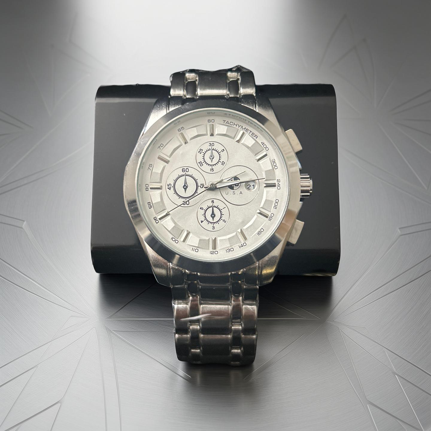 42mm Silver Watch