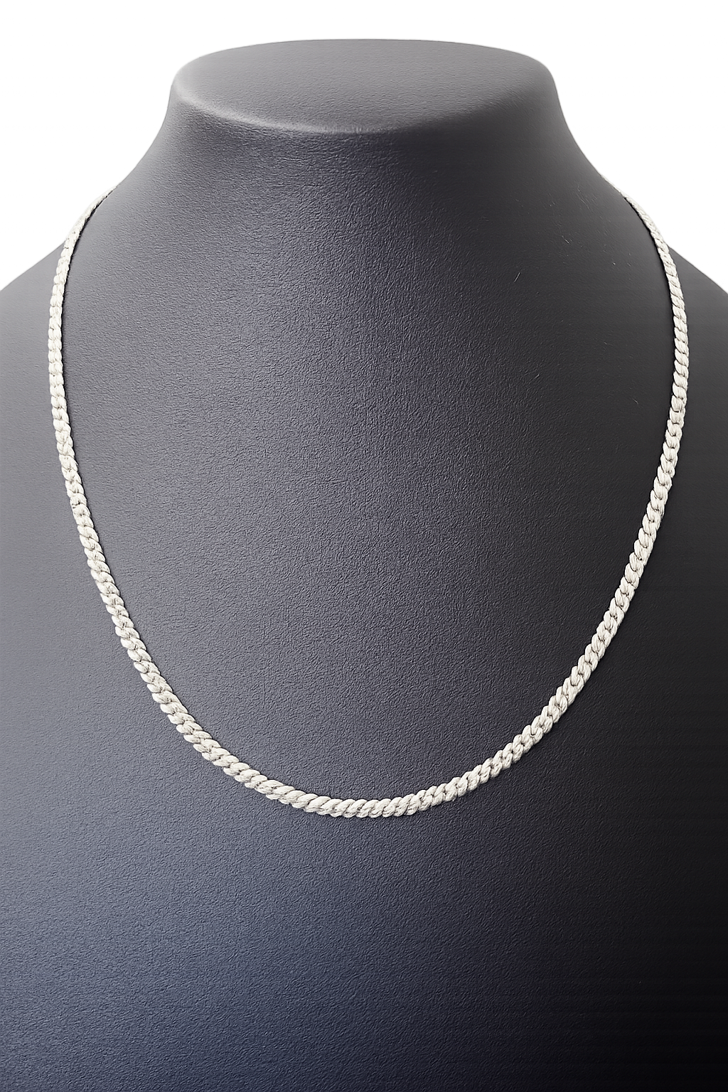 18 Inch 3MM Cuban Link Chain – Stainless Steel Miami Cuban Necklace