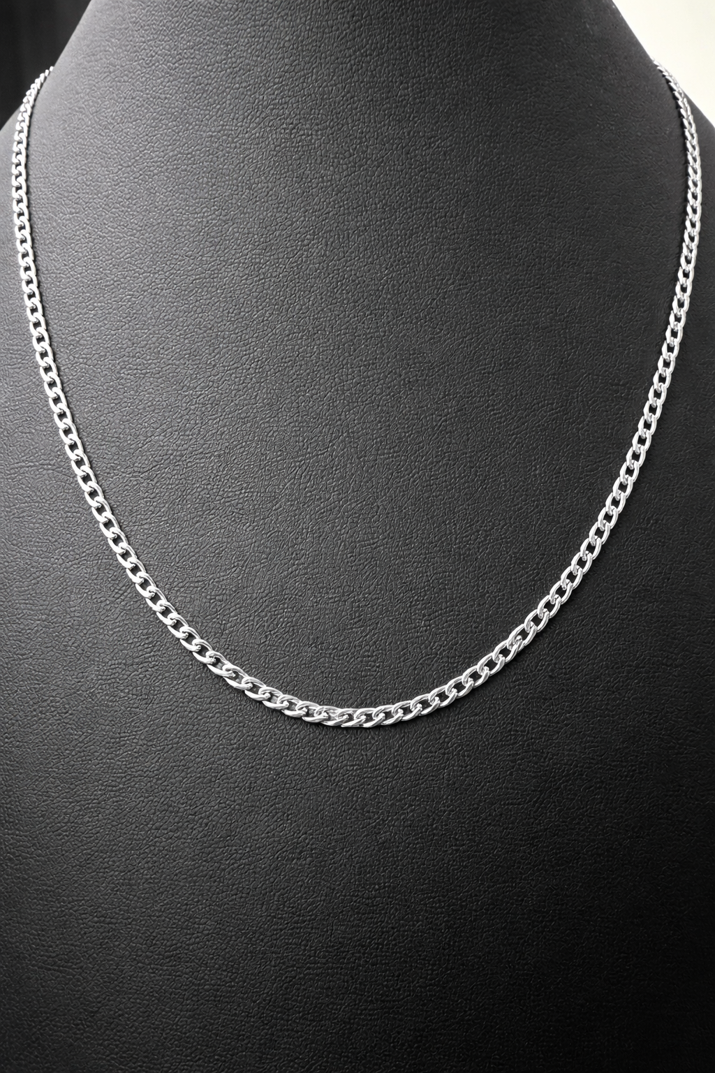 18” 2.5mm 14K White Gold Filled Cuban Chain – Sleek Everyday Shine