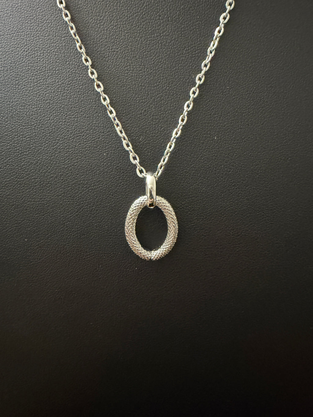 Stainless Steel Round Pendant Chain (18–20” Adjustable)