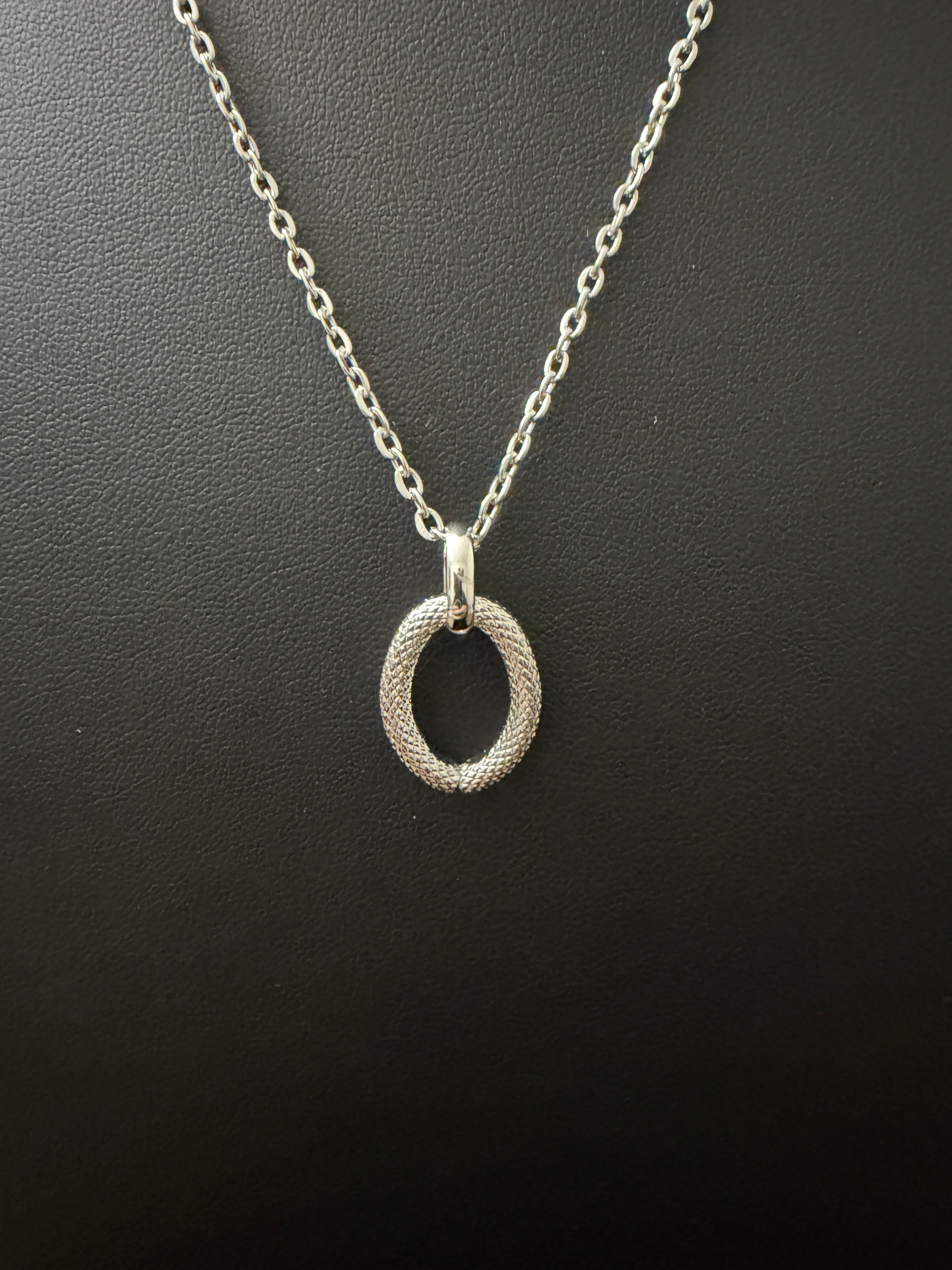 Stainless Steel Round Pendant Chain (18–20” Adjustable)