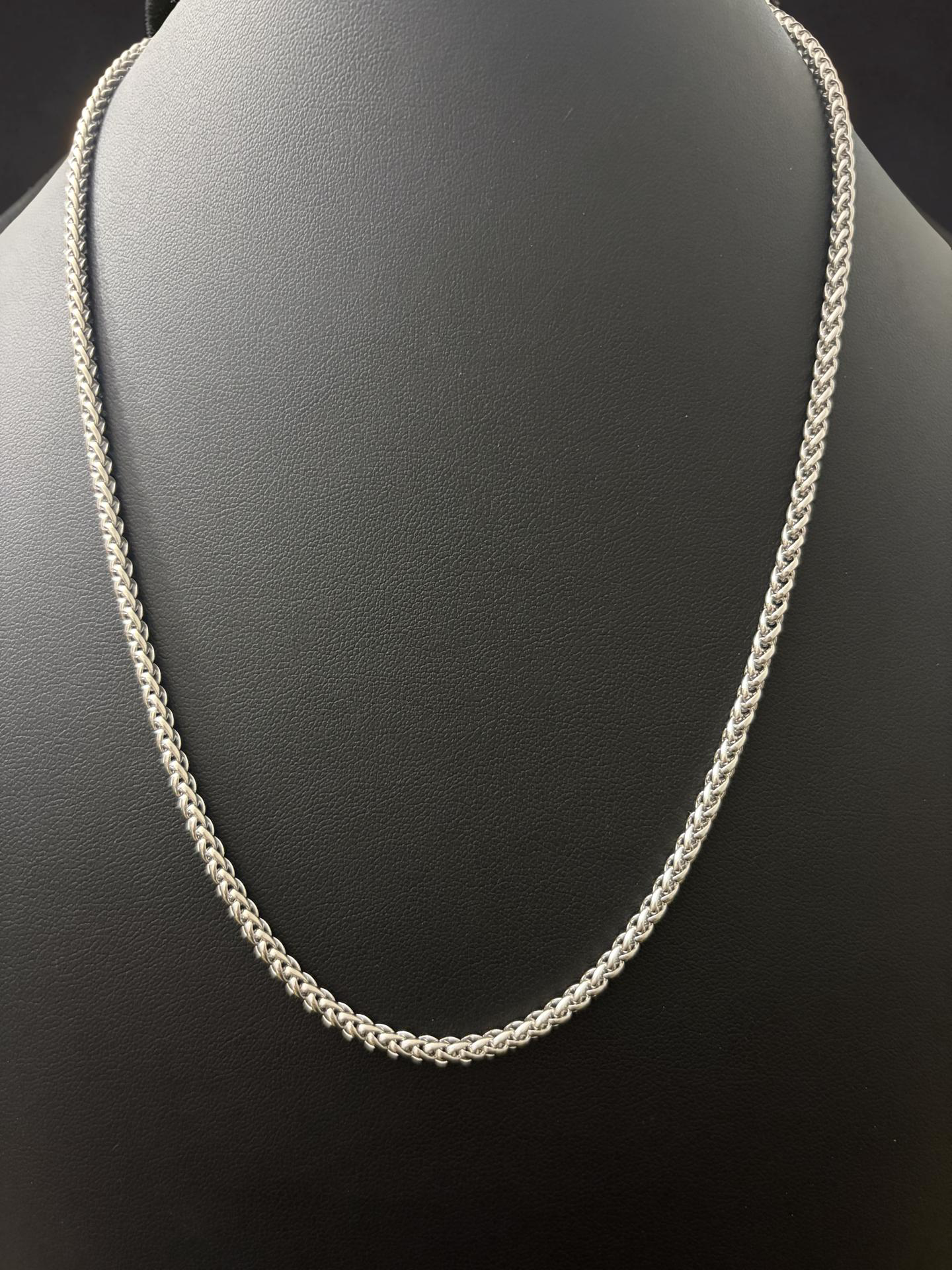 3mm Stainless Steel Box Chain – 20” | Sleek, Durable, Everyday Shine