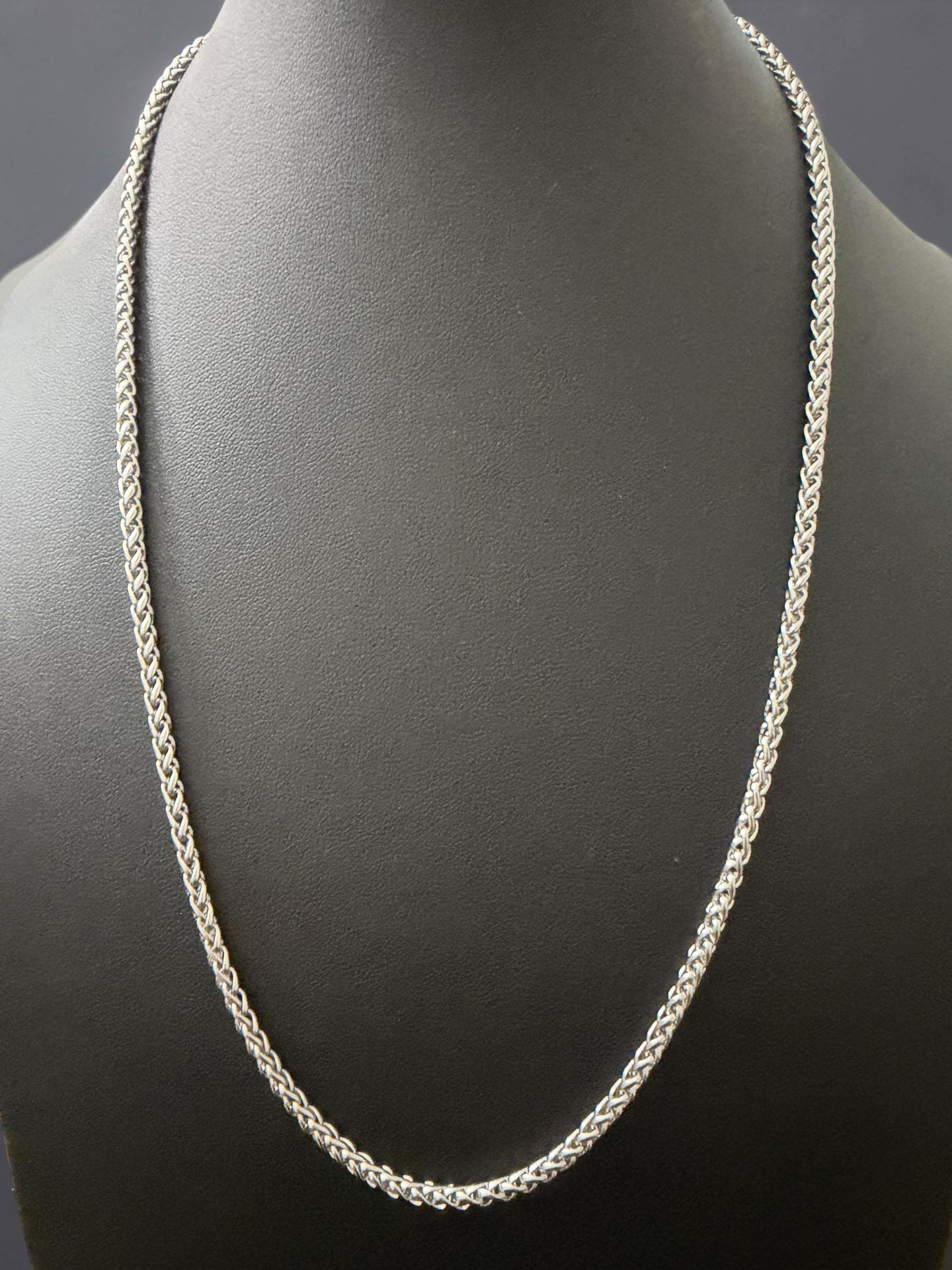 3mm Stainless Steel Box Chain – 22” | Clean, Durable, Everyday Essential