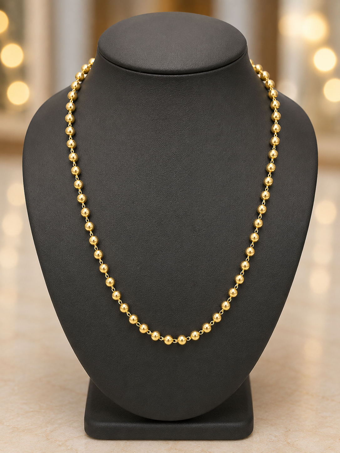 14k Gold Filled in Brass 24in 5.5mm Ball Chain