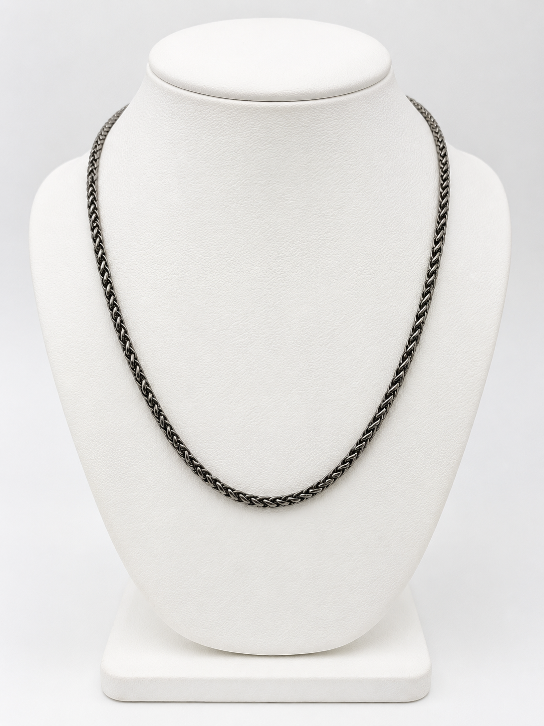 20in Black 3.0mm Box Chain