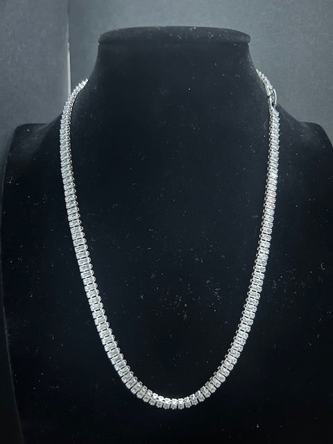 C21 - 14k White Gold Tennis 5mm 20 Inch