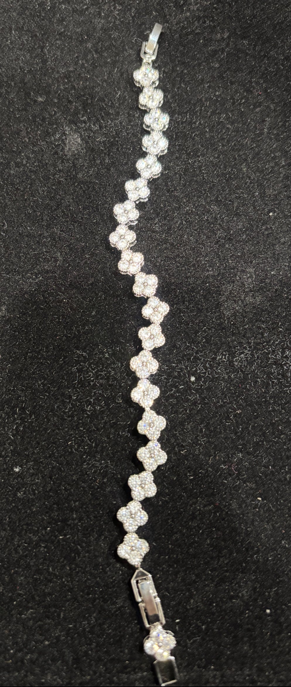 B9- 7mm 14K White Gold Woman's Bracelet