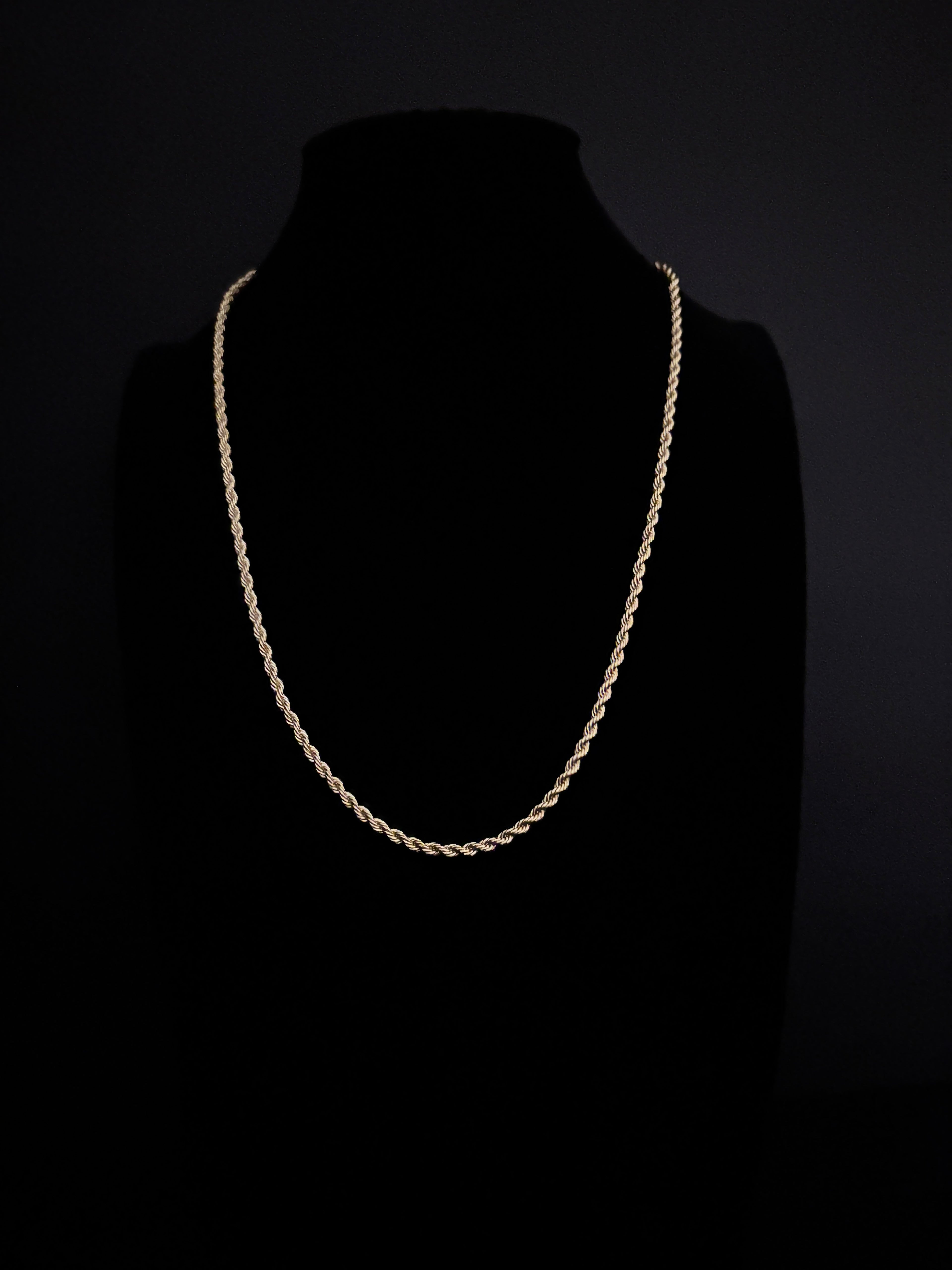 C4- 3mm 14K Necklace