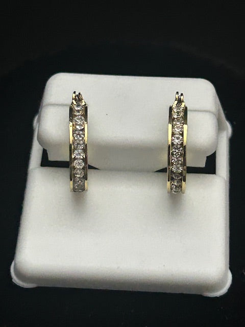 E4 - 14k Gold Hoops Small